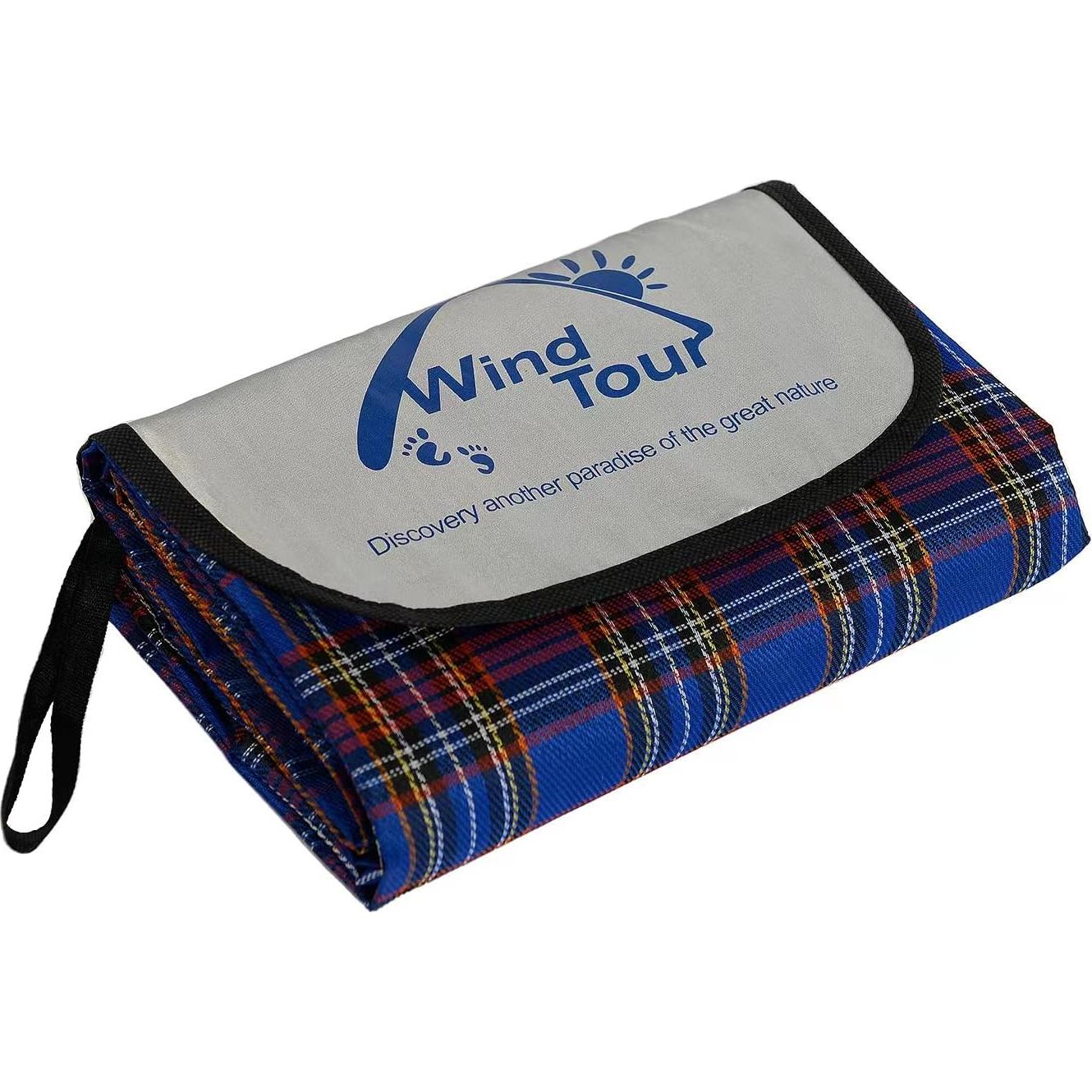 Manta de Picnic Impermeable Wind Tour 150x180 cm Azul