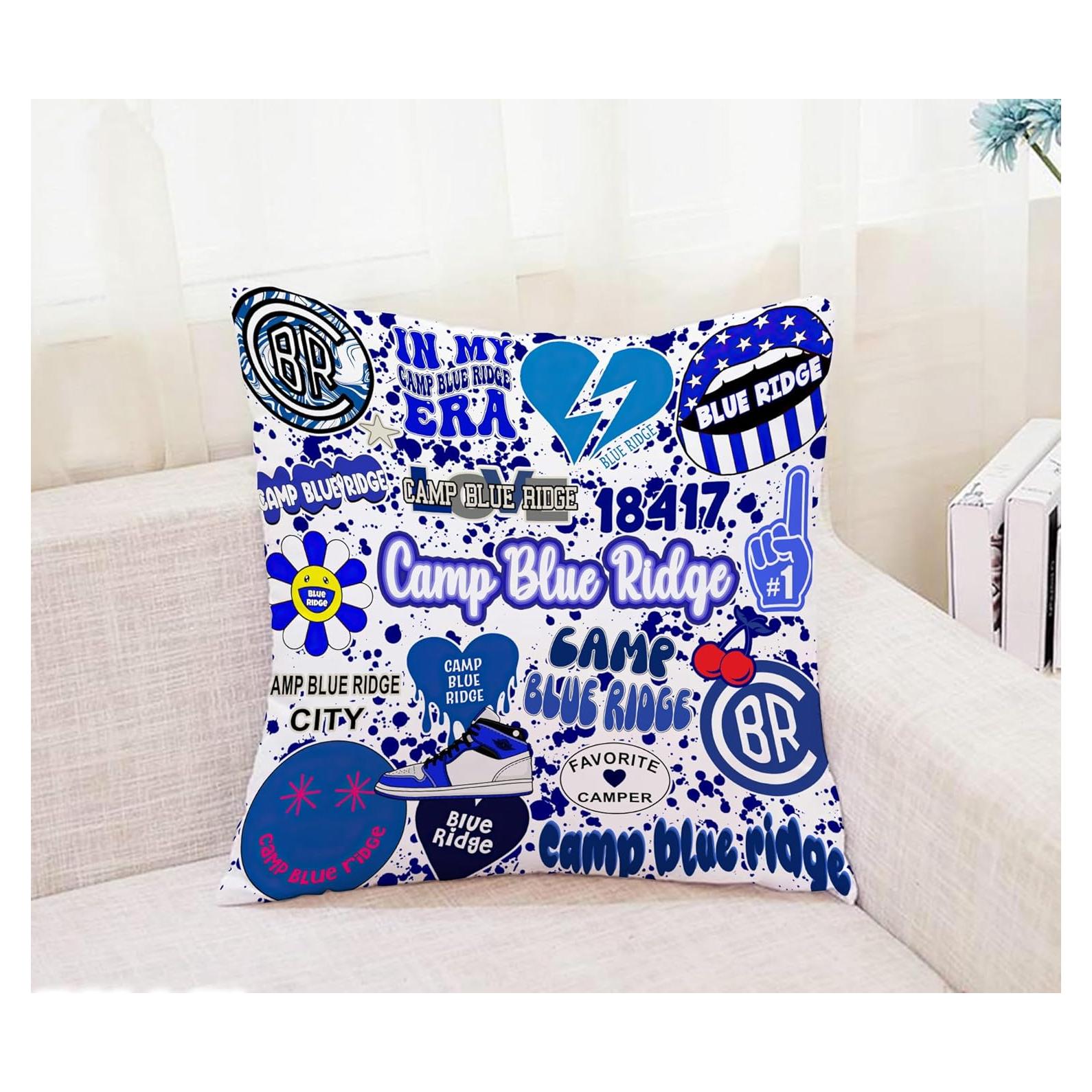 Cojín de Autógrafos Gilbins 40x40 cm Camp Blue Ridge