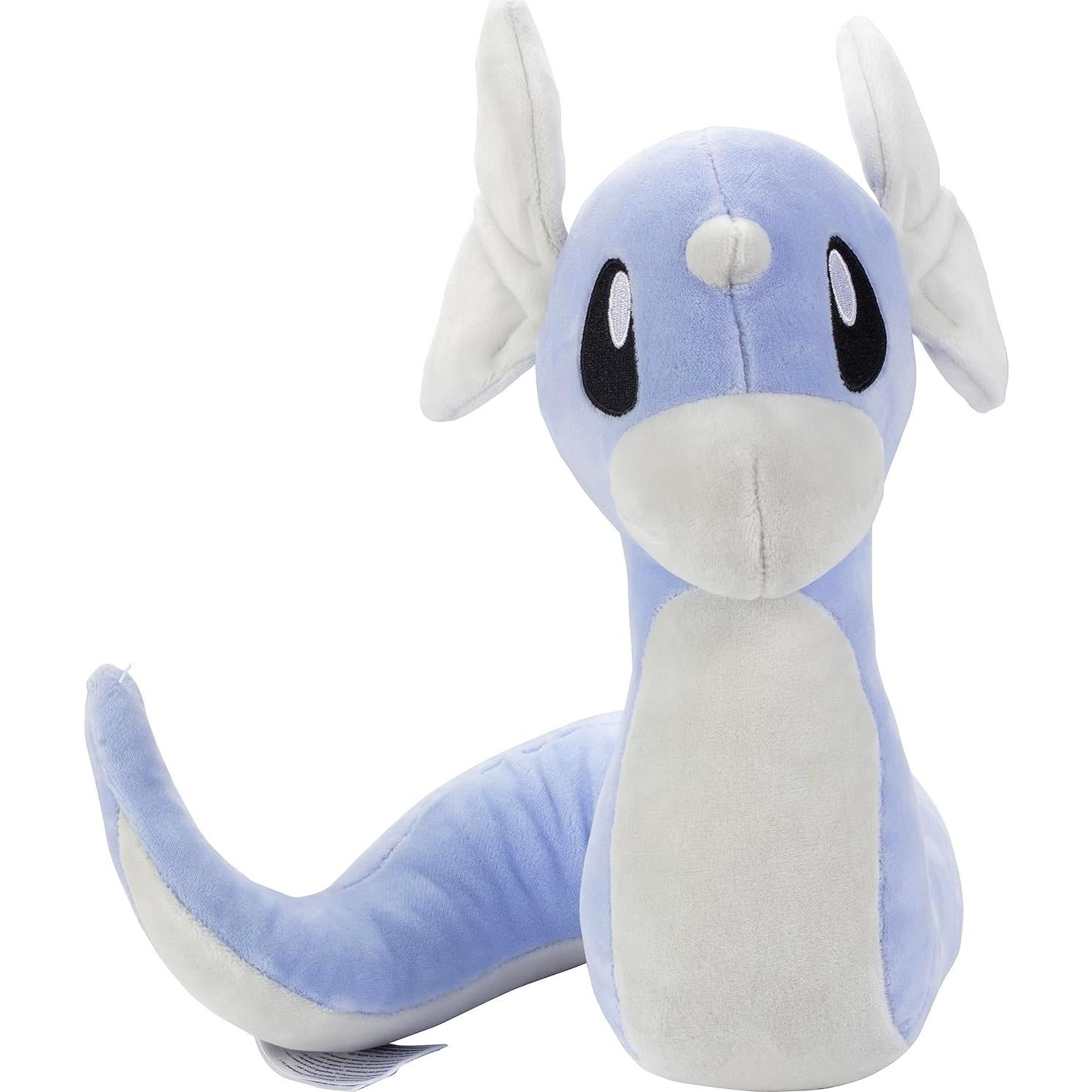 Pokemon 8" Dratini Plush - Officially Licensed - Scarlet & Violet Dragonite Evolution Figure - Authentic Soft Stuffed Animal Dragon Toy - Holiday Christmas Stocking Stuffer Gift for Kids, Boys, Girls