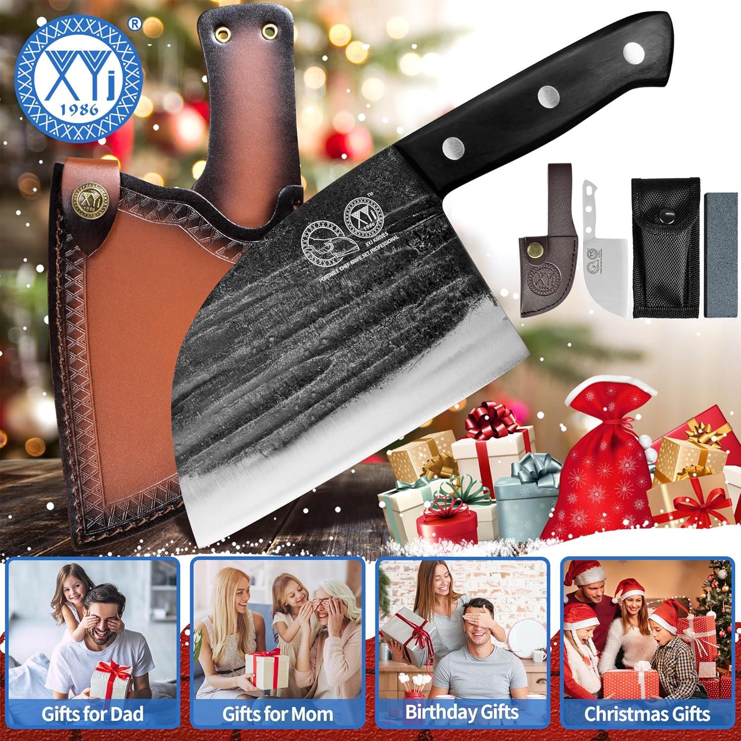 Cuchillo de Chef Serbio XYJ 15.24 cm Acero Alto Carbono