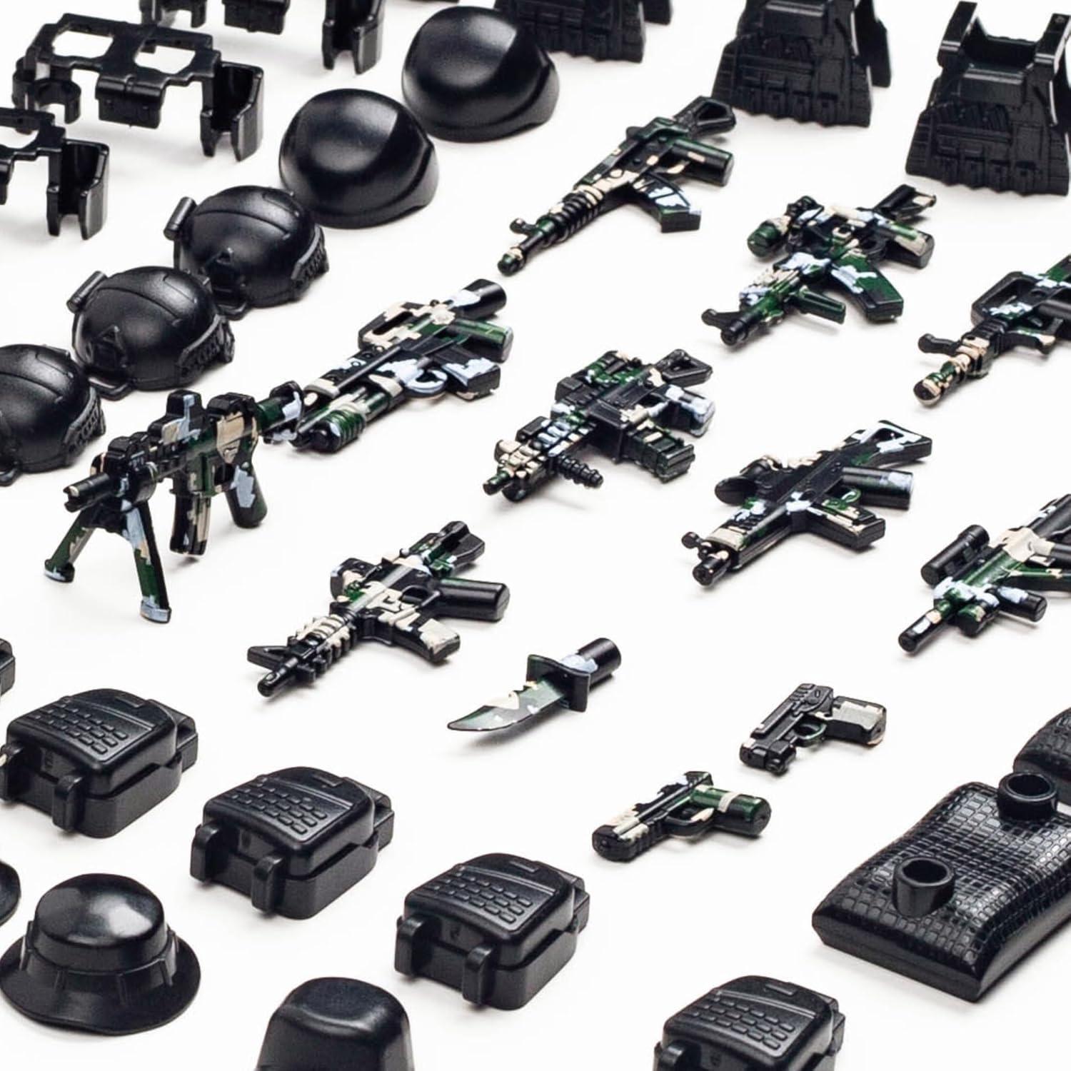 51 Piezas Soldados Juguete MaozyHomie Camuflaje Militar