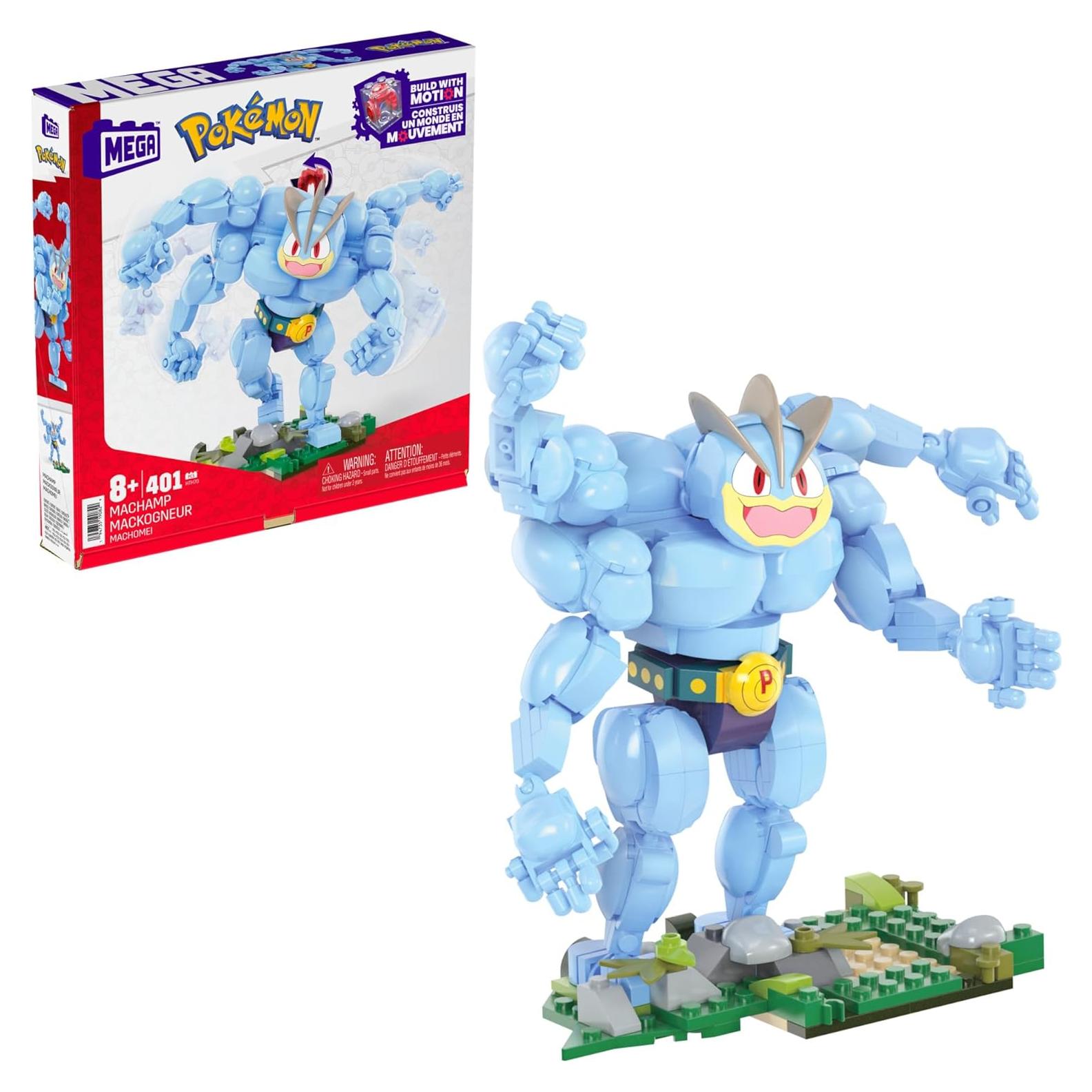 Juguete de Construcción MEGA Machamp 401 Piezas 17.78 cm