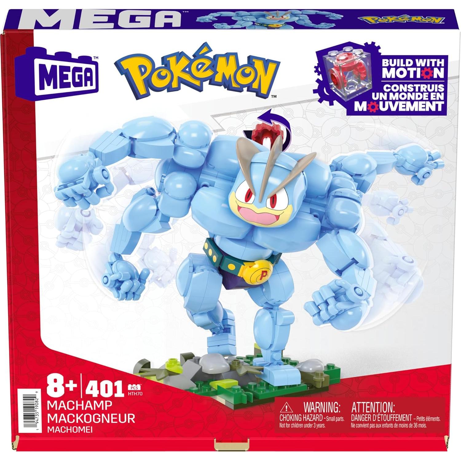 Juguete de Construcción MEGA Machamp 401 Piezas 17.78 cm