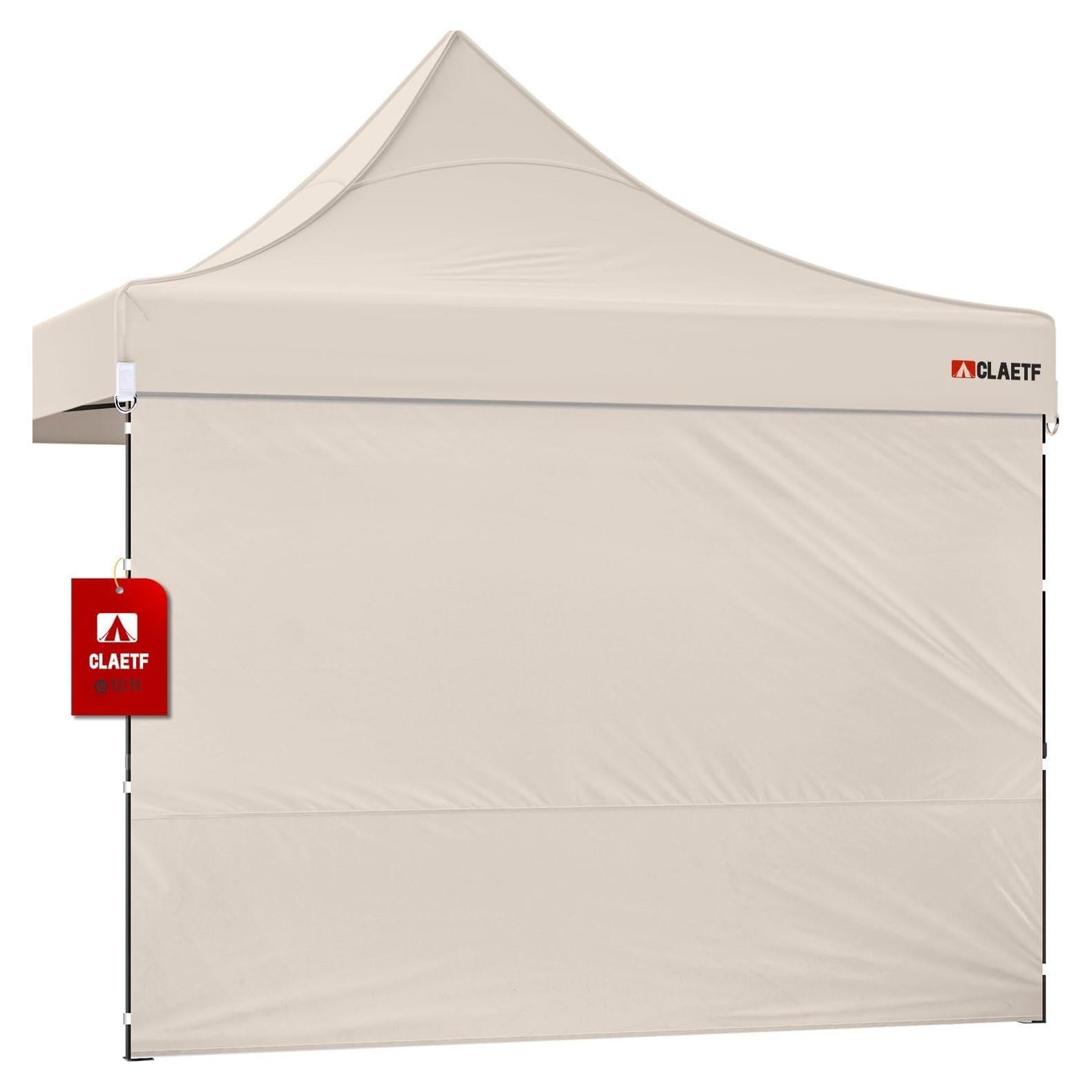 Lado de Toldo 10x10 Caqui CLAETF Oxford Impermeable UV 50+