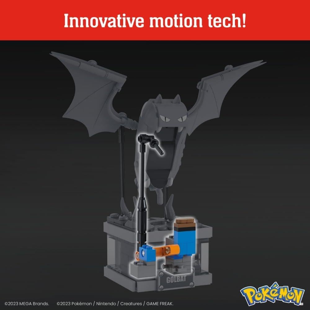 Set de Construcción Pokémon Golbat Mattel 313 Piezas 12,7 cm