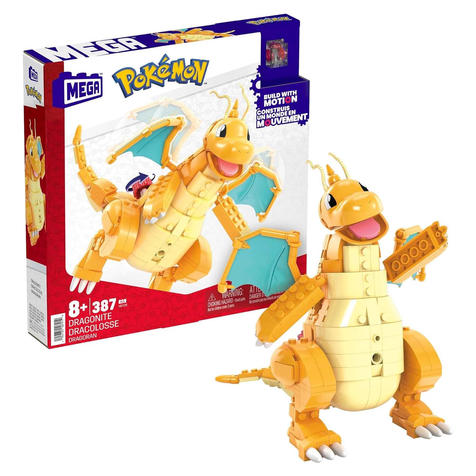 Set de Construcción MEGA Pokémon Dragonite 388 Piezas 17.78 cm