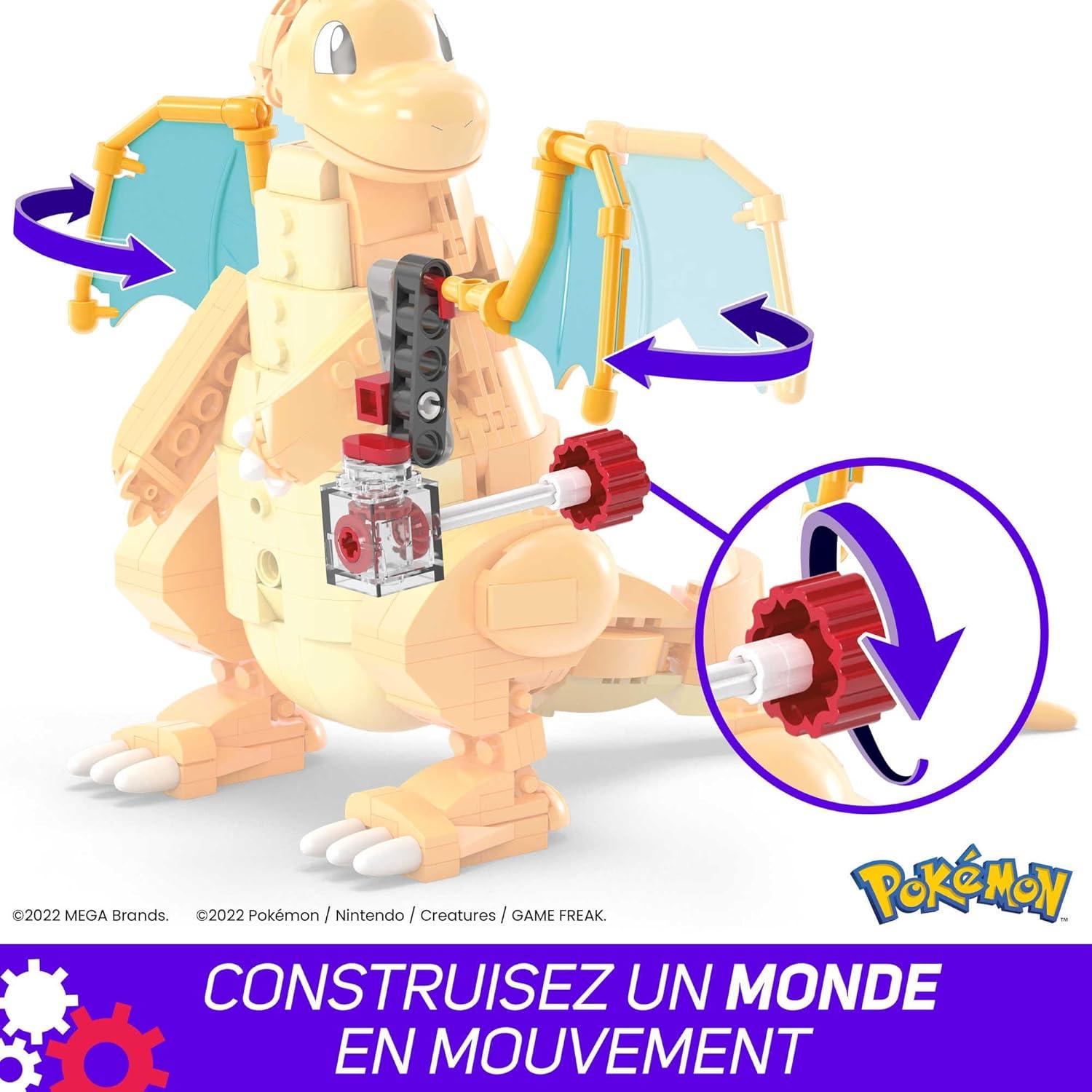 Set de Construcción MEGA Pokémon Dragonite 388 Piezas 17.78 cm