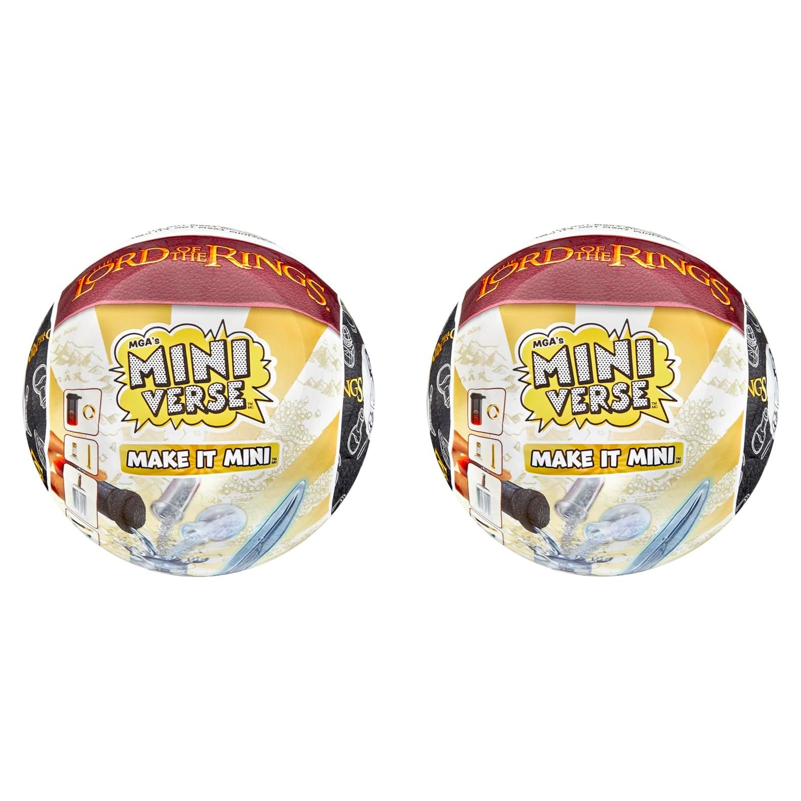 MGA's Miniverse Hazlo Mini Anillos del Poder 2 Paquete