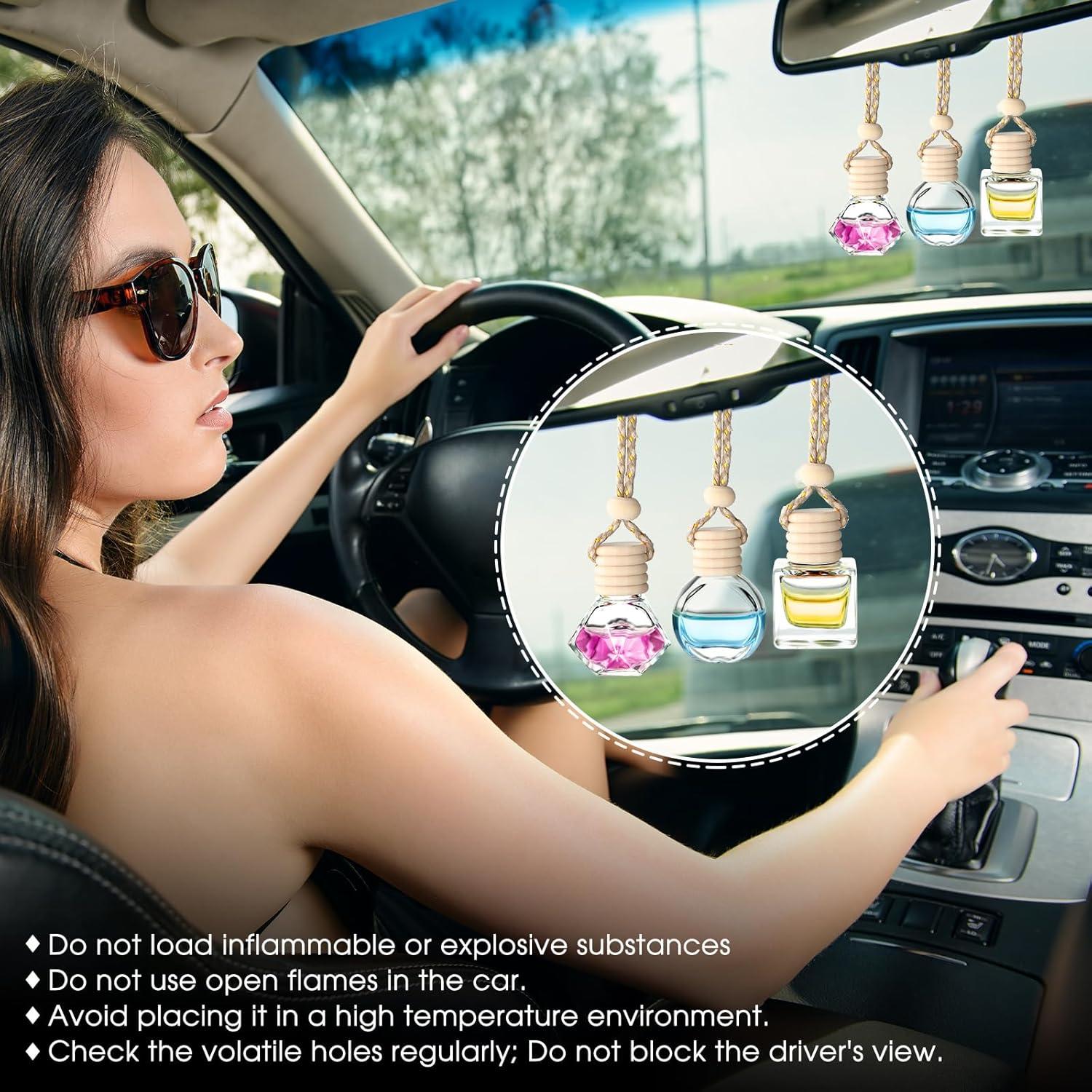 20 Botellas Difusoras de Aceite Esencial Inbagi Vidrio Transparente