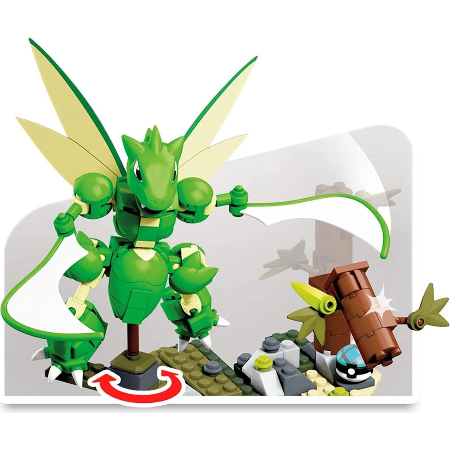 Mega Construx Pokemon Scyther 188 Piezas Juguete Construcción