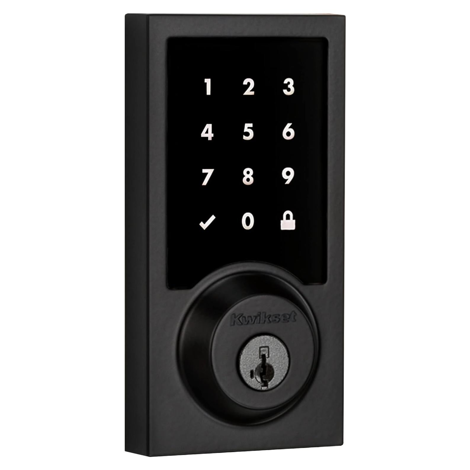 Cerradura Inteligente Kwikset SmartCode 916 Z-Wave Negra Mate