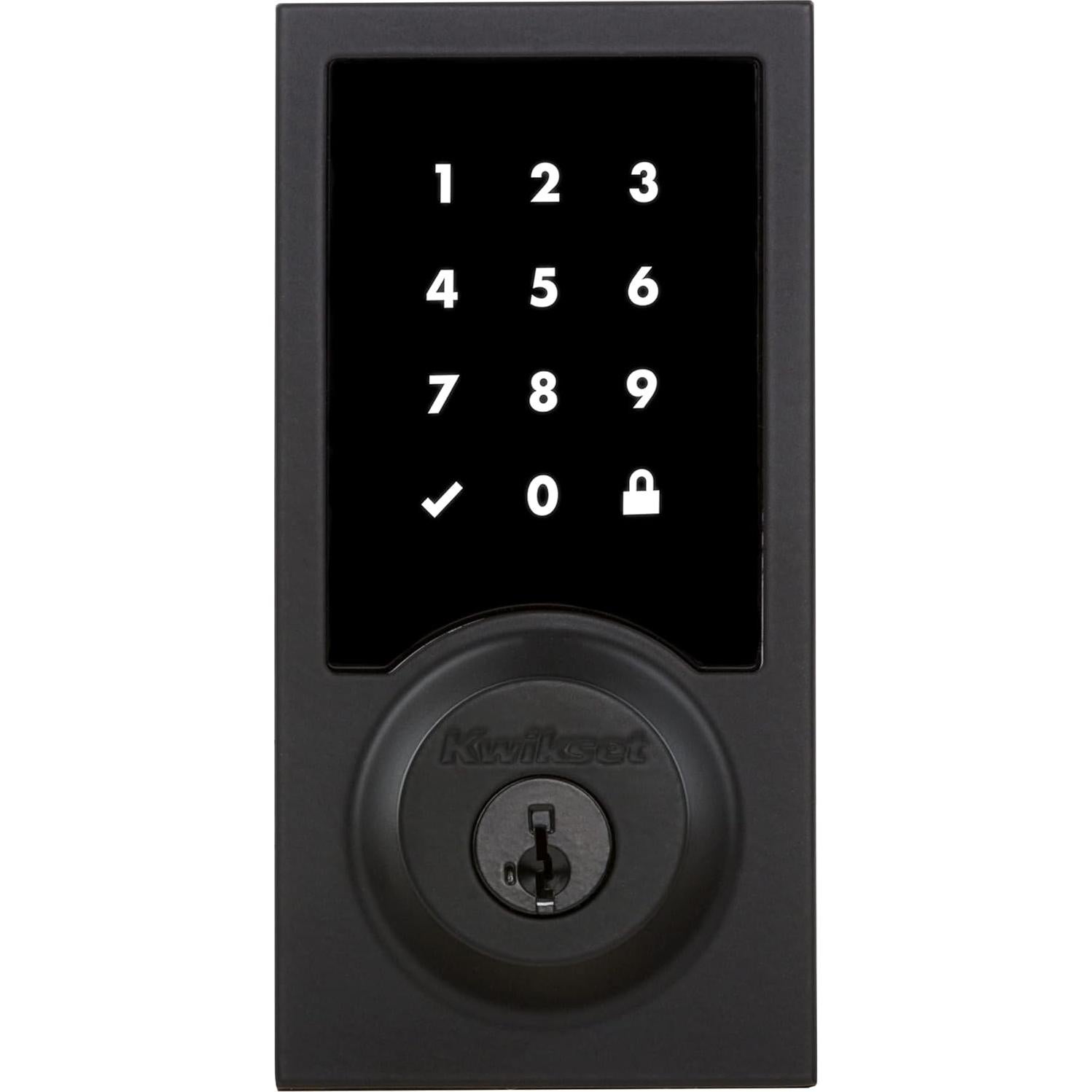 Cerradura Inteligente Kwikset SmartCode 916 Z-Wave Negra Mate