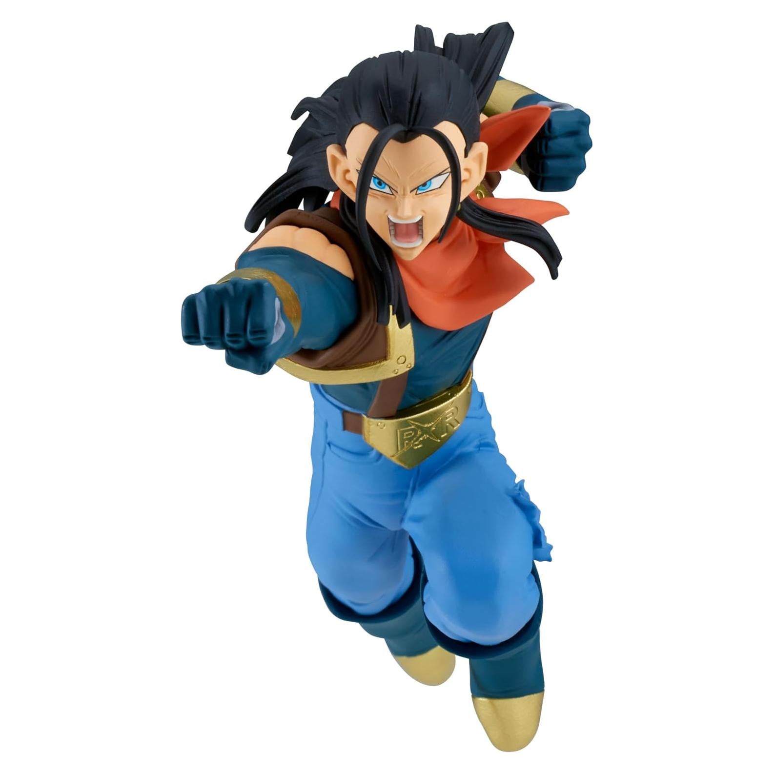 Figura Banpresto Super #17 vs Goku 16 cm Coleccionable