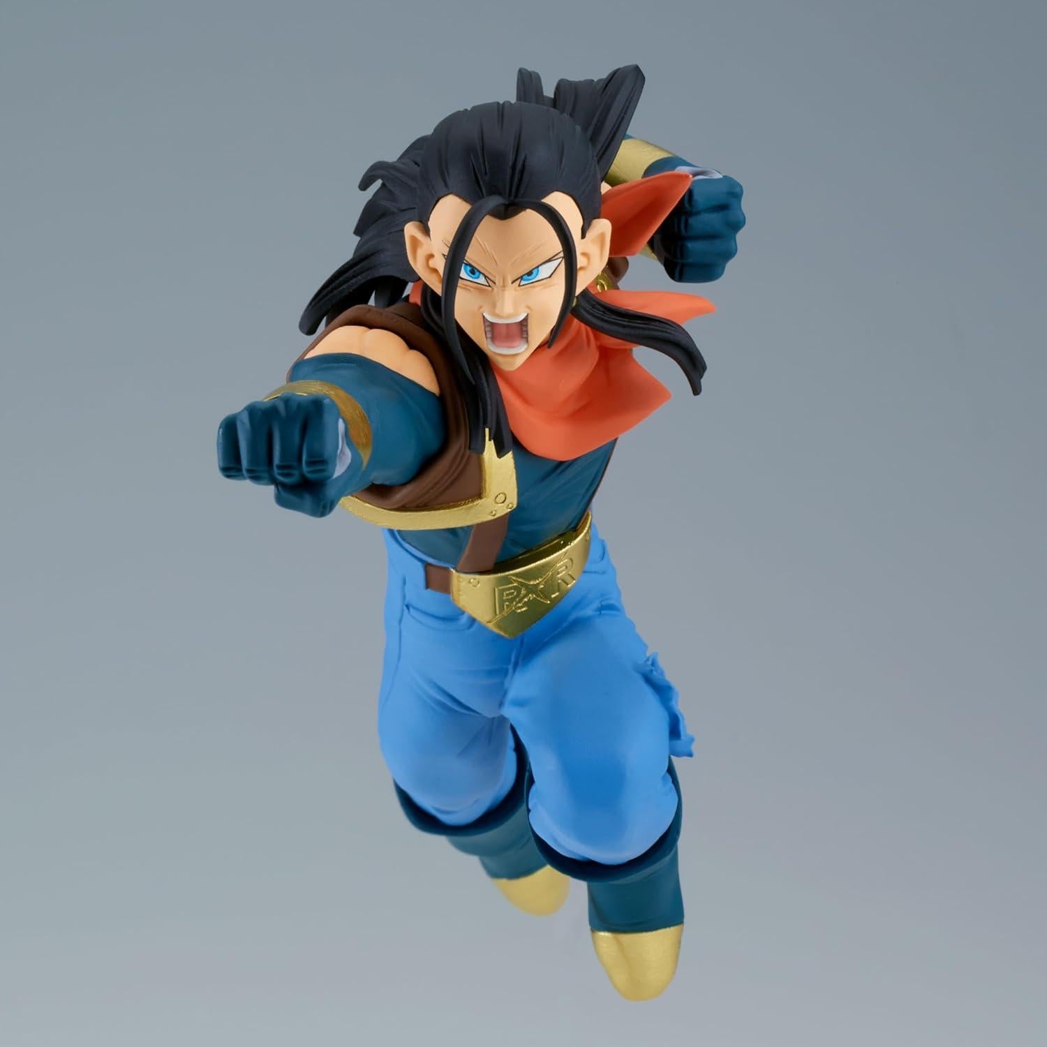 Figura Banpresto Super #17 vs Goku 16 cm Coleccionable