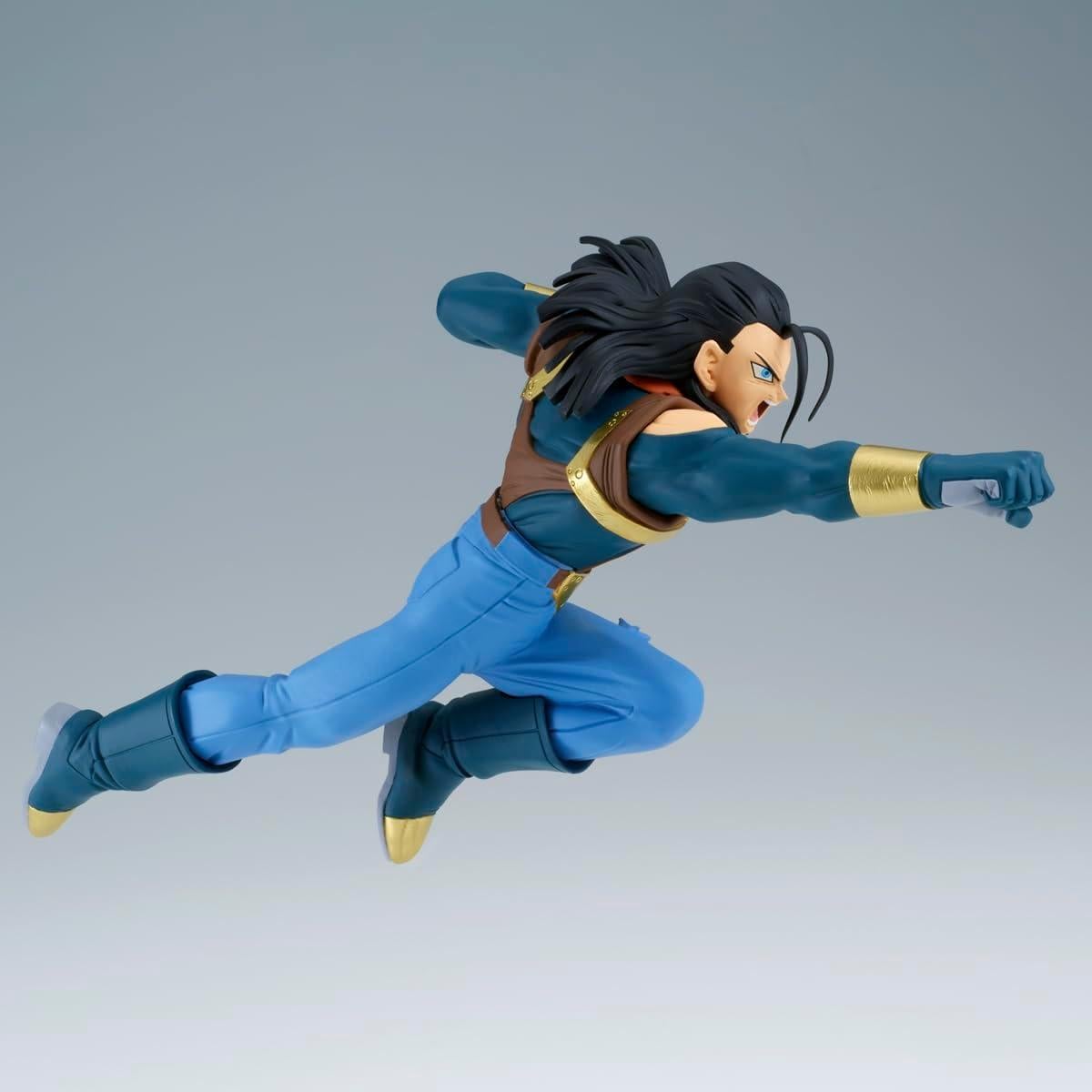 Figura Banpresto Super #17 vs Goku 16 cm Coleccionable