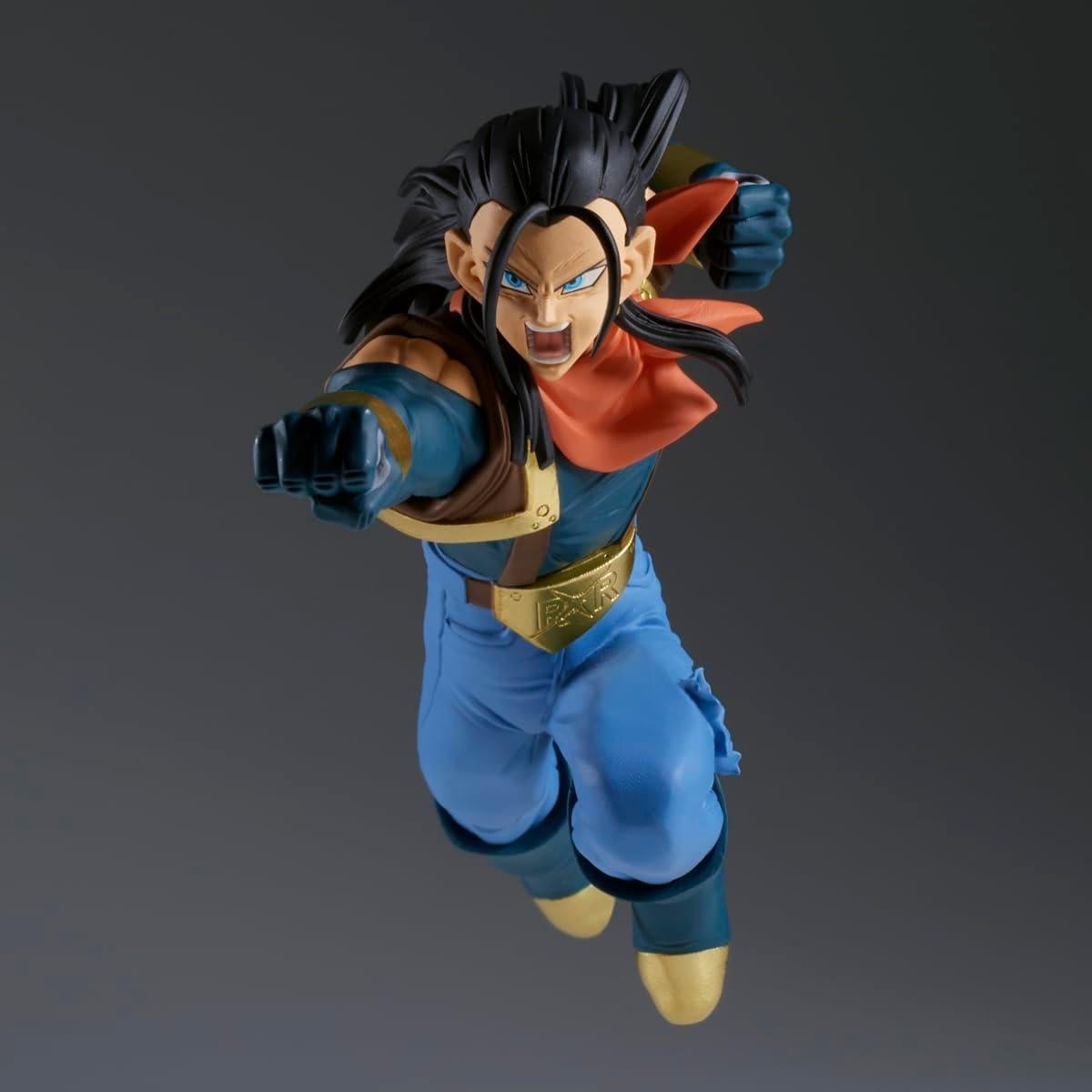 Figura Banpresto Super #17 vs Goku 16 cm Coleccionable