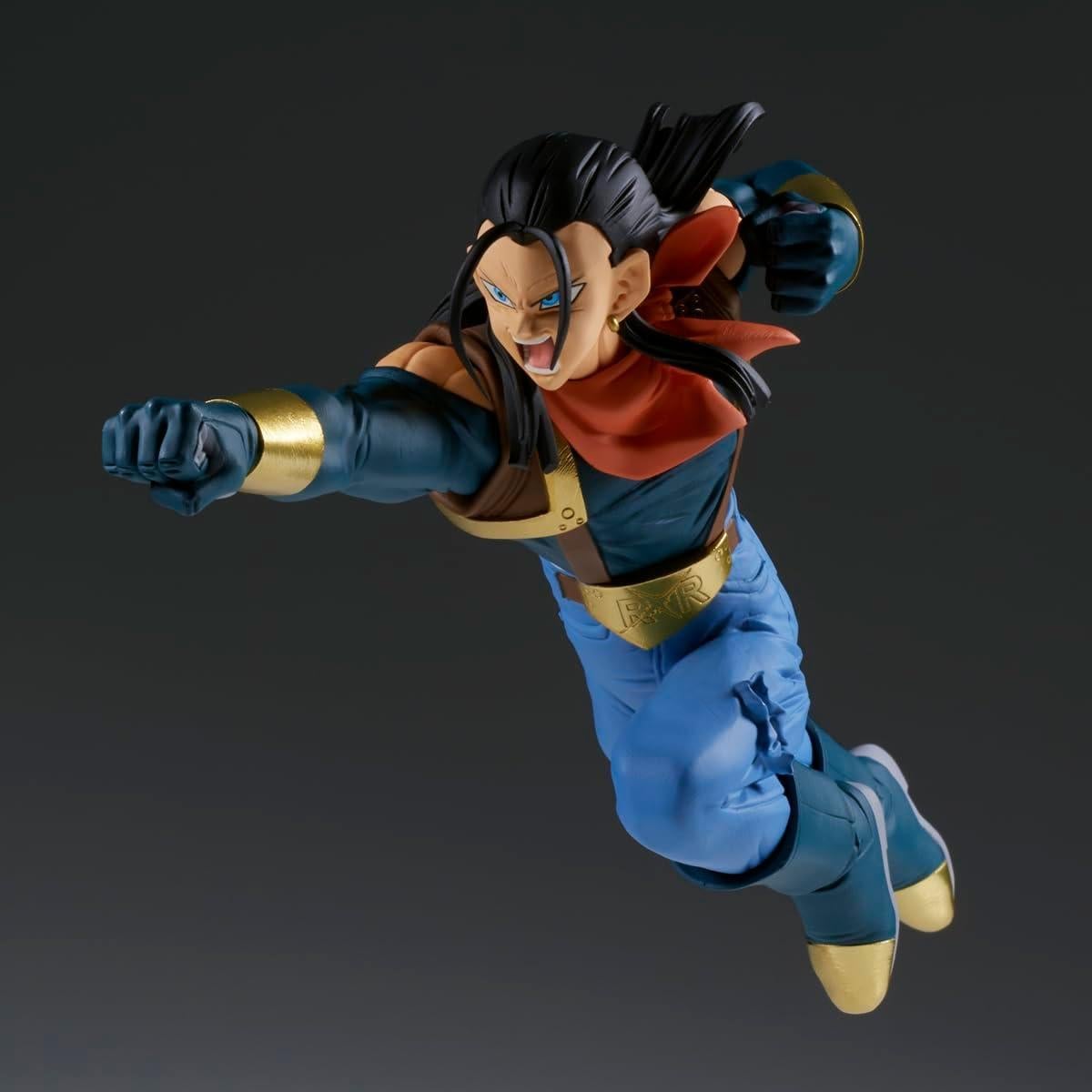 Figura Banpresto Super #17 vs Goku 16 cm Coleccionable