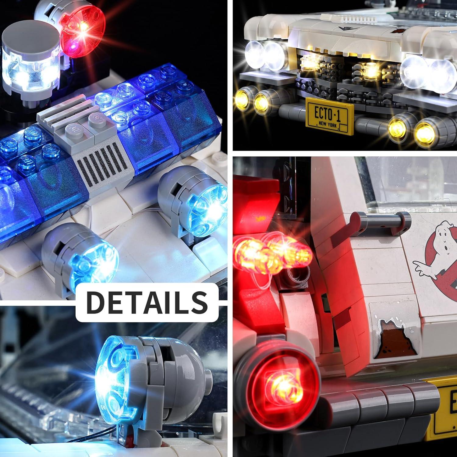 Kit de Iluminación LED BrickSoul para LEGO 10274 ECTO-1