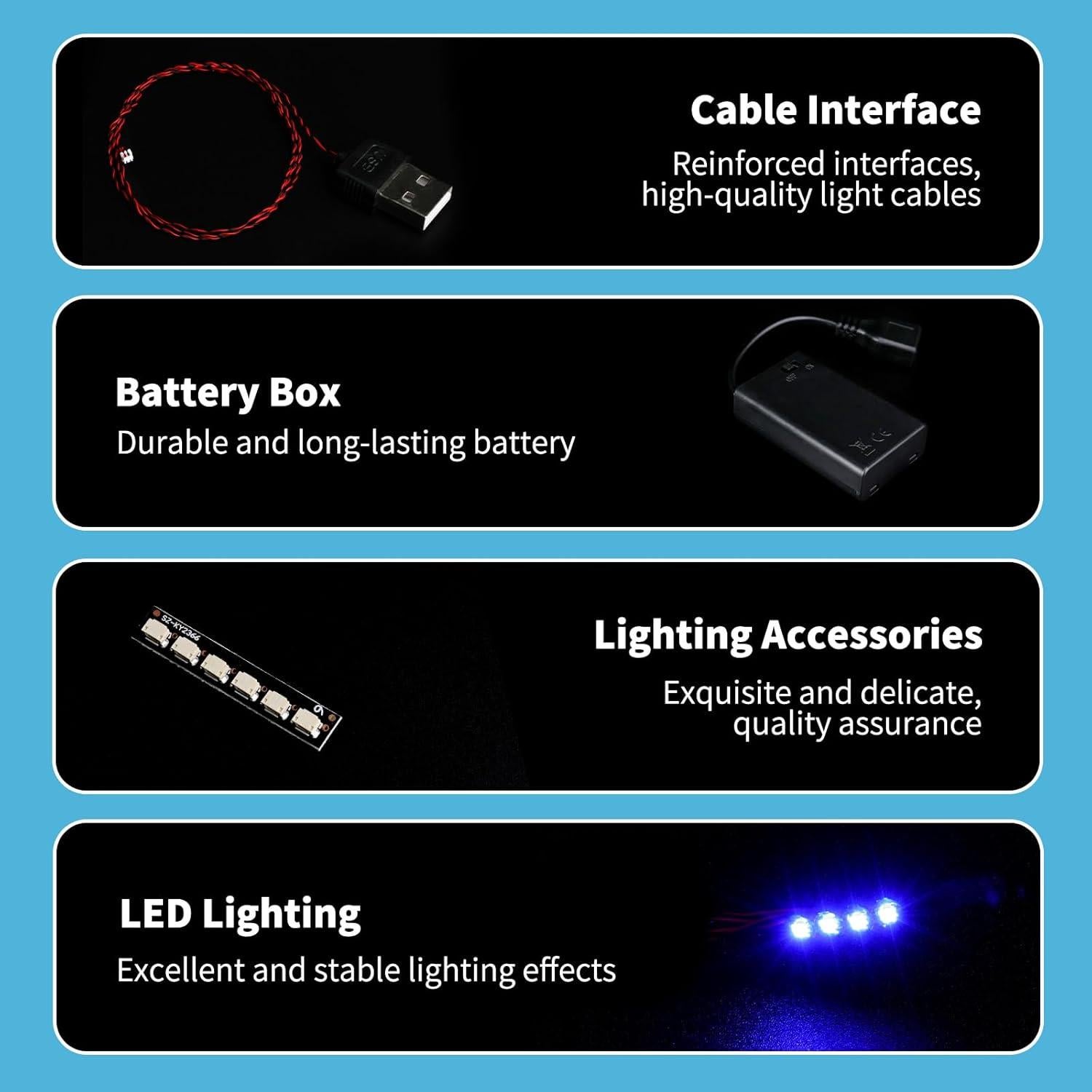 Kit de Iluminación LED BrickSoul para LEGO 10274 ECTO-1