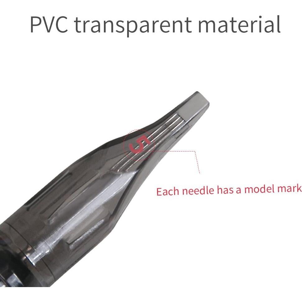 Cartuchos de Agujas Dragonhawk Mast 50pcs Mezclados 3RL a 11RL