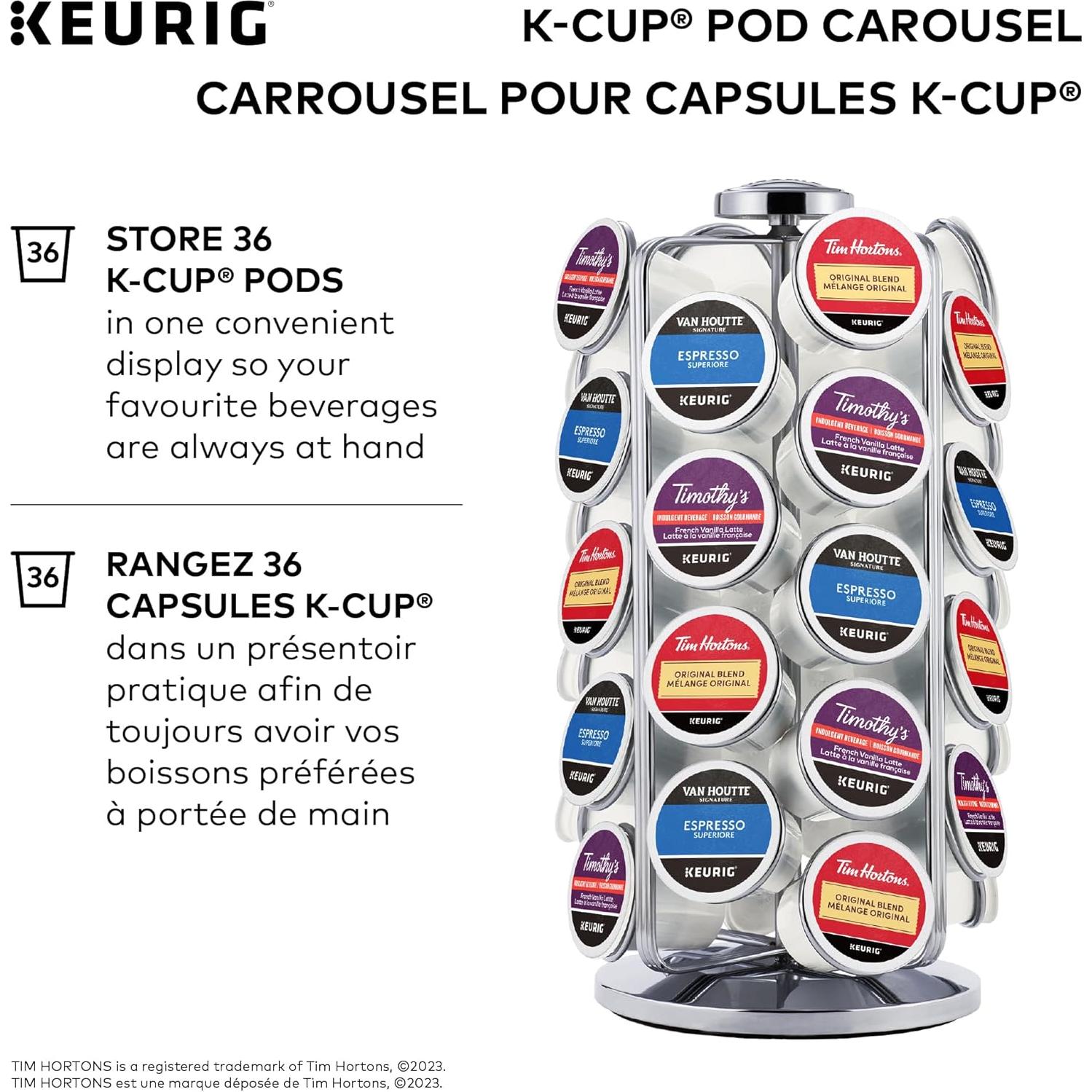 Carrousel de Almacenamiento Keurig para 36 Cápsulas K-Cup