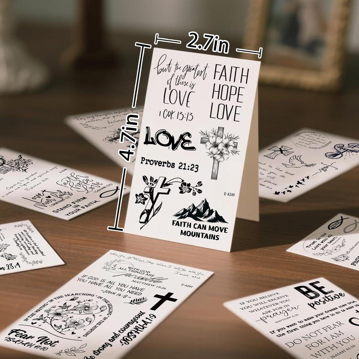 72 Tatuajes Temporales Cristianos JoyfulGlam Citas Inspiradoras