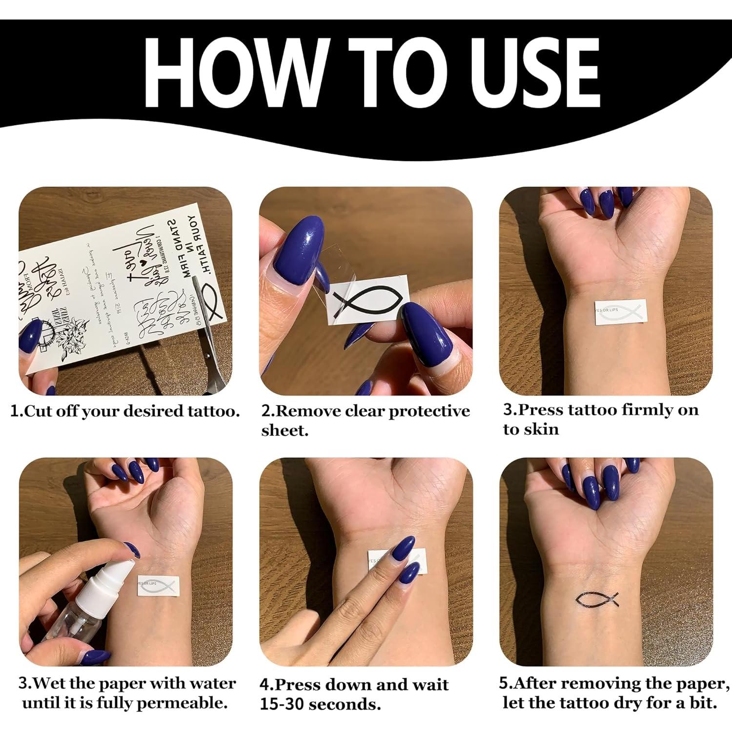 72 Tatuajes Temporales Cristianos JoyfulGlam Citas Inspiradoras