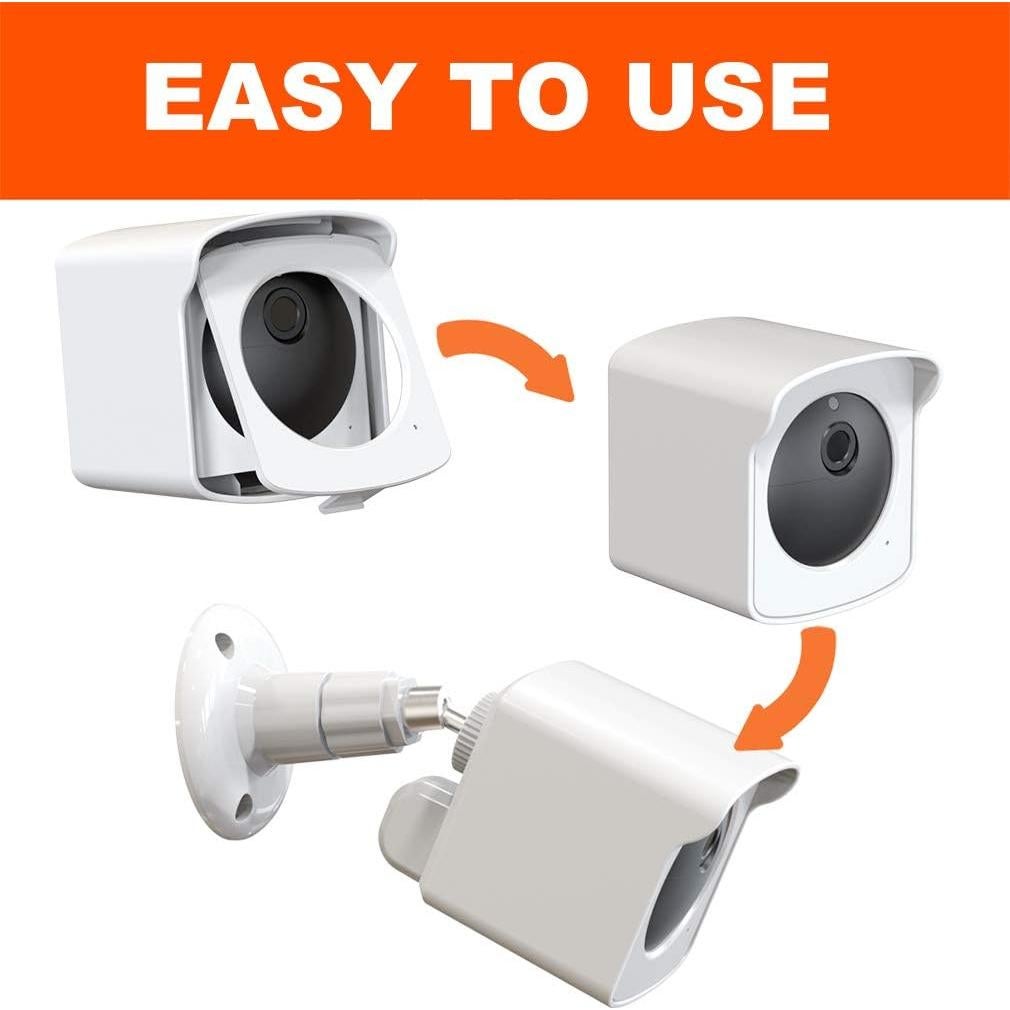 Soporte PEF para Wyze Cam Exterior - Cubierta Protectora Negra