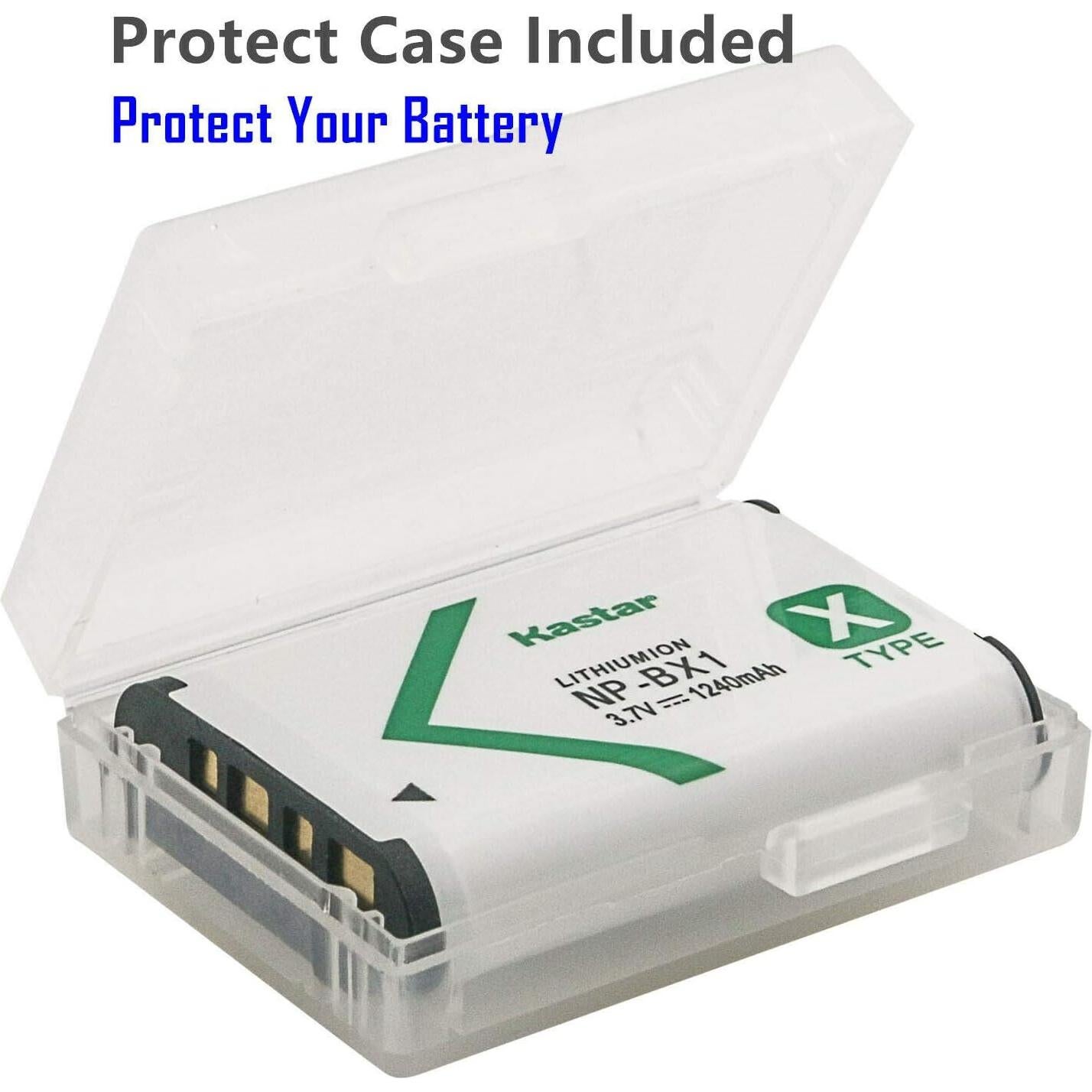 Batería Kastar NP-BX1 para cámaras Sony - 1240mAh