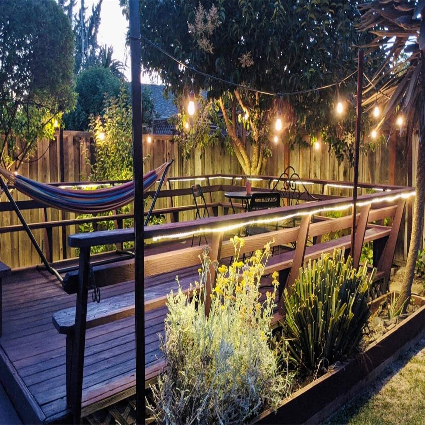 Cuerda de Luz LED 10 pies Buyagn Blanca Cálida Impermeable