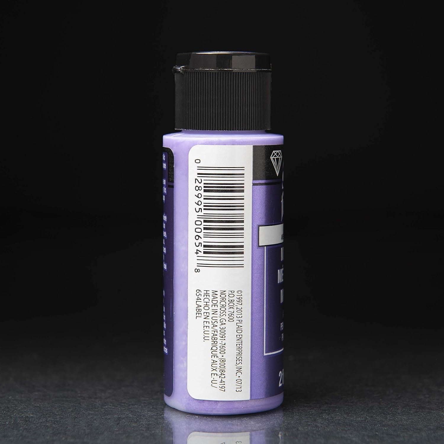 Juego de Pintura Acrílica FolkArt 18 Colores Metálicos 2 oz