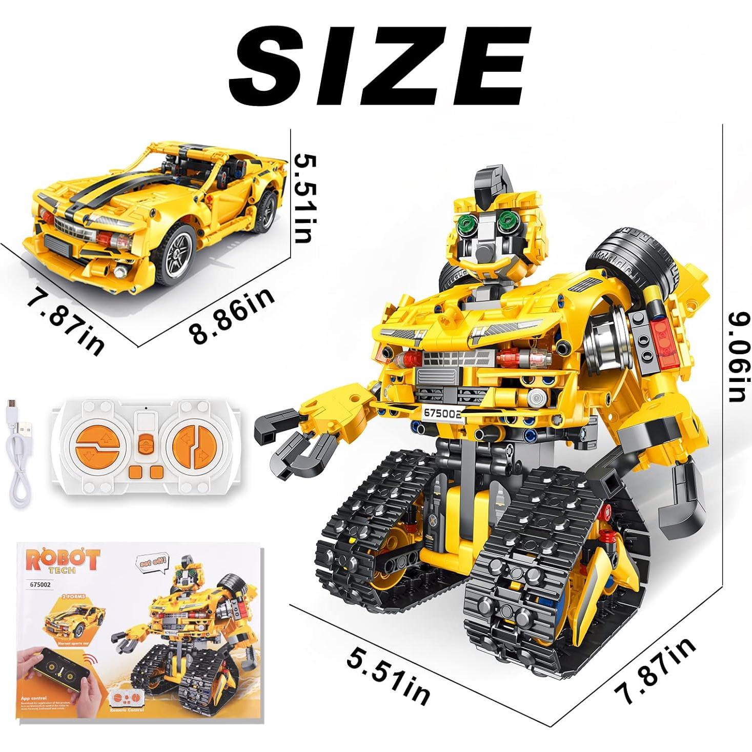 Kit Robot 2-en-1 Panlos 901 Piezas Control Remoto y App