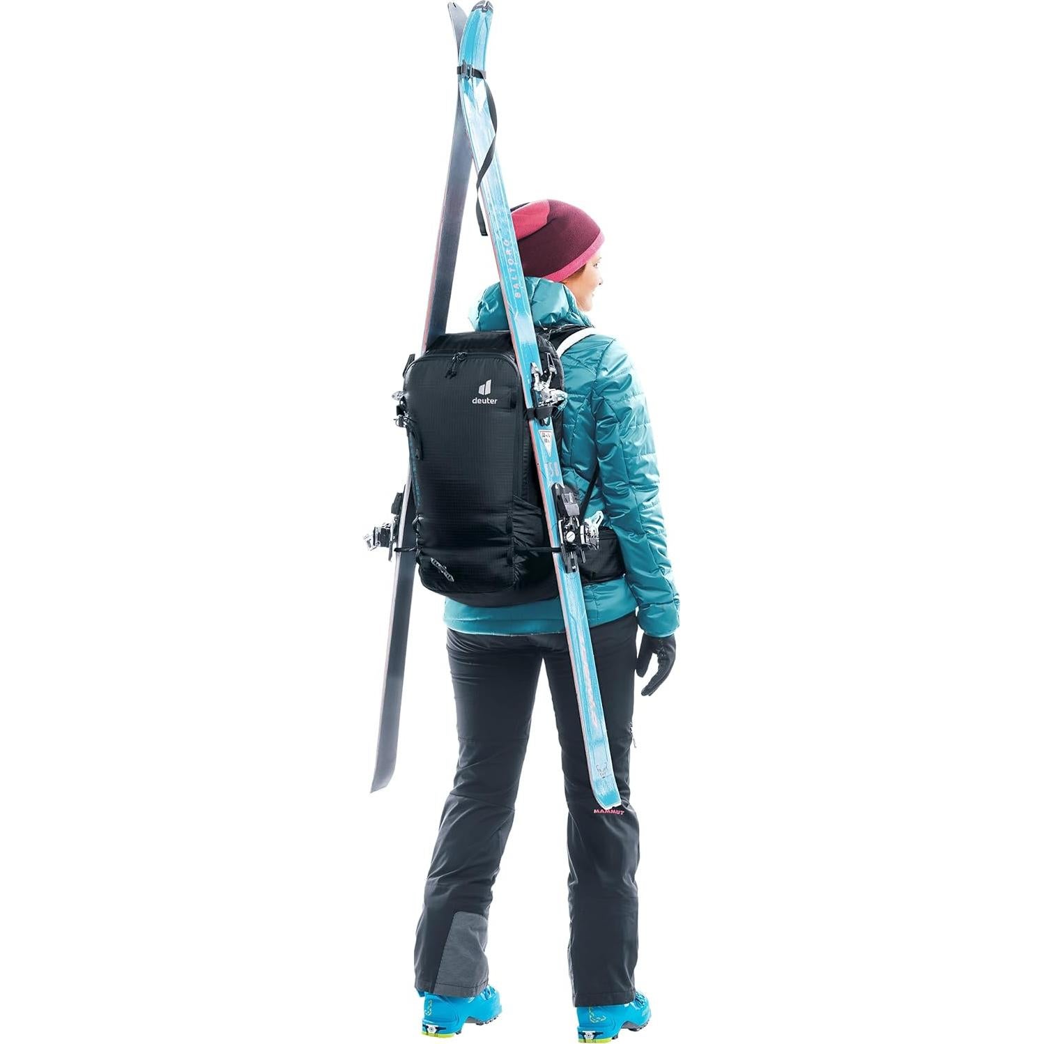 Mochila de Esquí Deuter Freerider 28 SL para Mujeres - Negro