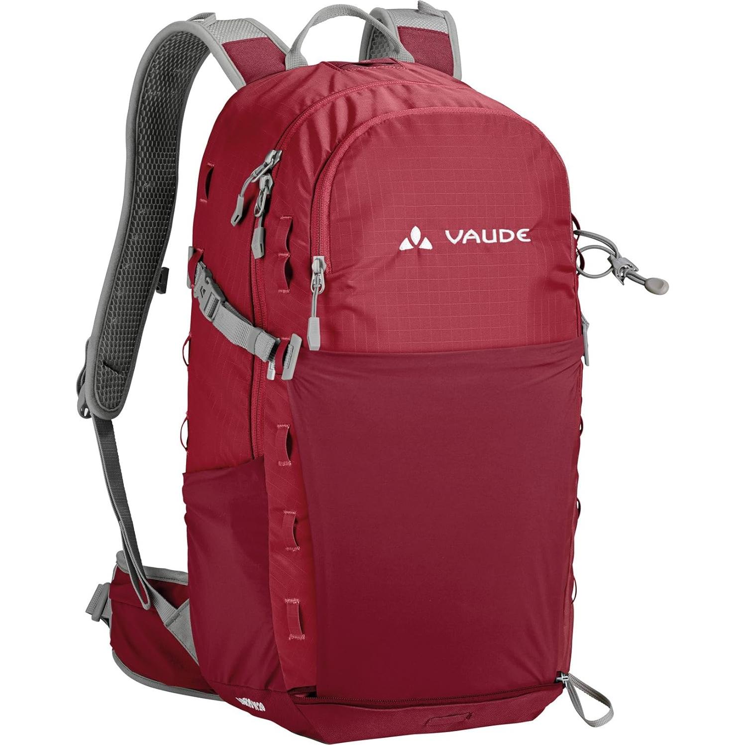 Mochila Deportiva Varied 20 Vaude para Mujeres - Rojo Orquídea