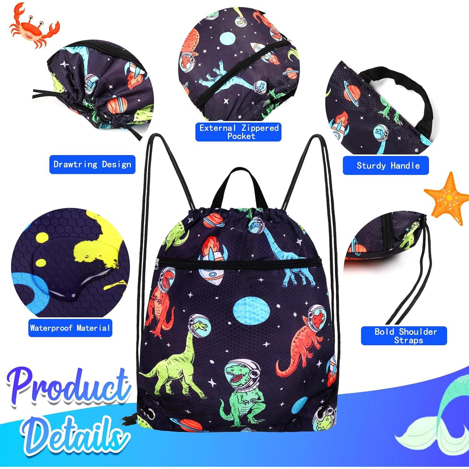 Bolsa de Cuerda RLGPBON para Niños 16L Impermeable