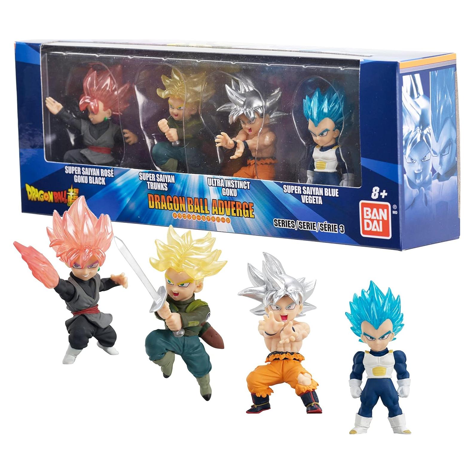 Set de Figuras Dragon Ball ADVERGE 5 - Goku, Trunks, Vegeta