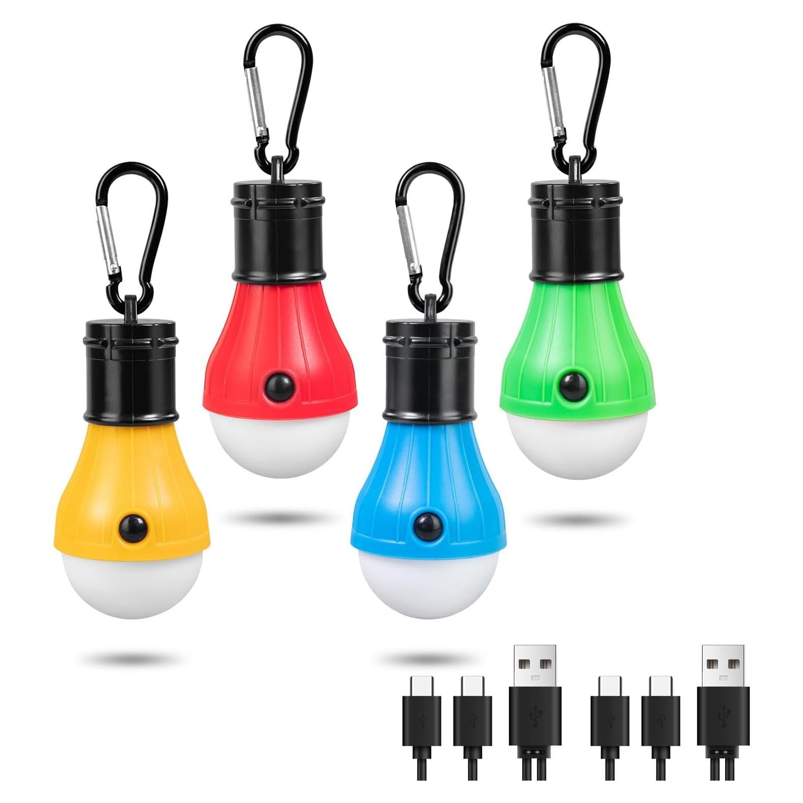 Linterna de Camping LED Recargable USB Jarxin 4 Colores