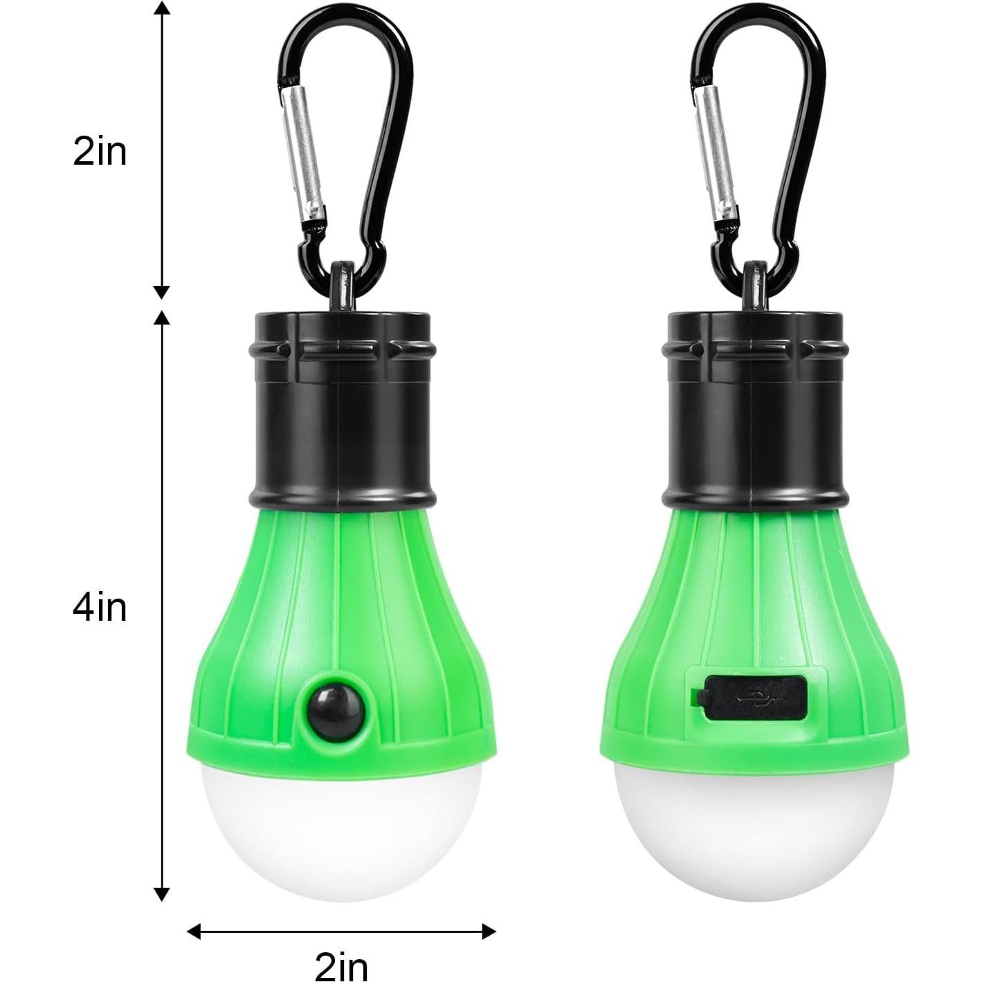 Linterna de Camping LED Recargable USB Jarxin 4 Colores