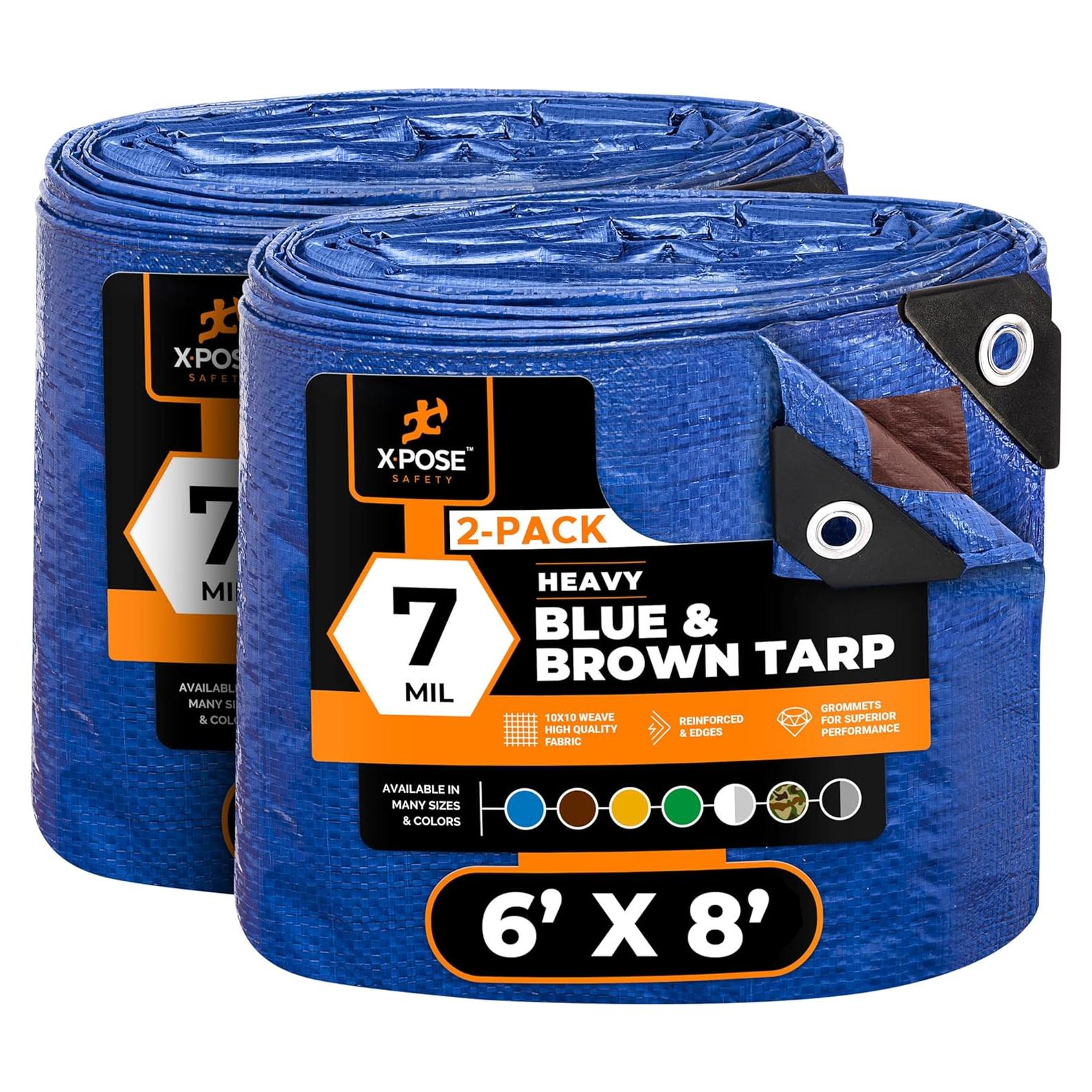 Lona Pesada Impermeable Xpose Safety 243x183 cm (2-Pack)