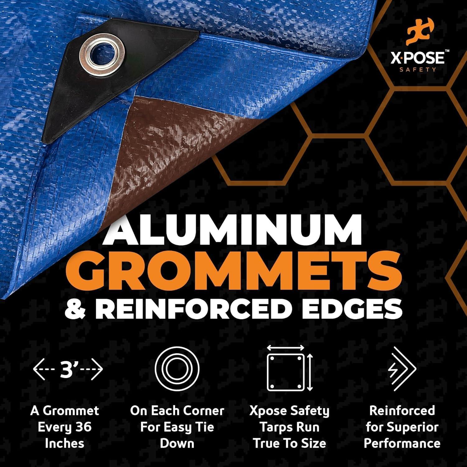 Lona Pesada Impermeable Xpose Safety 243x183 cm (2-Pack)