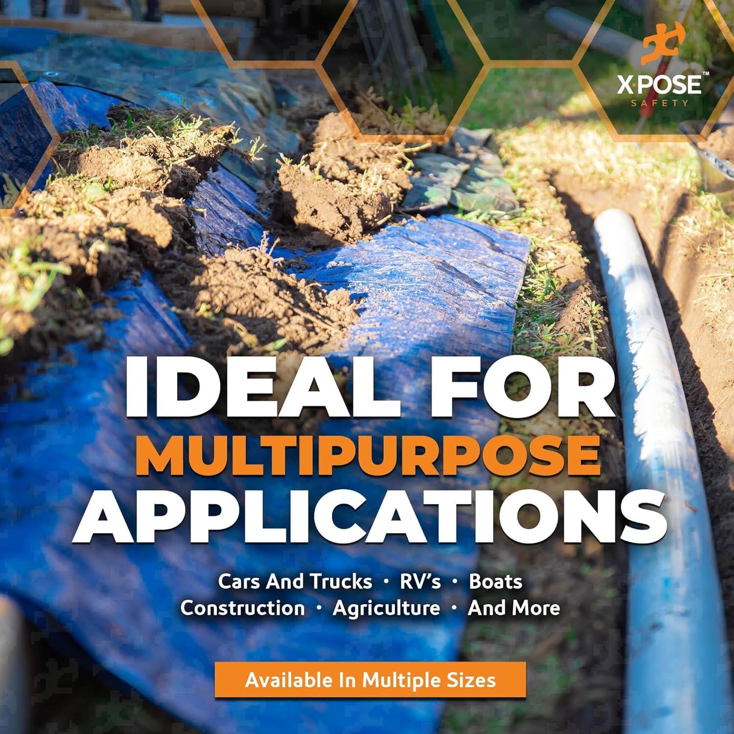 Lona Pesada Impermeable Xpose Safety 243x183 cm (2-Pack)