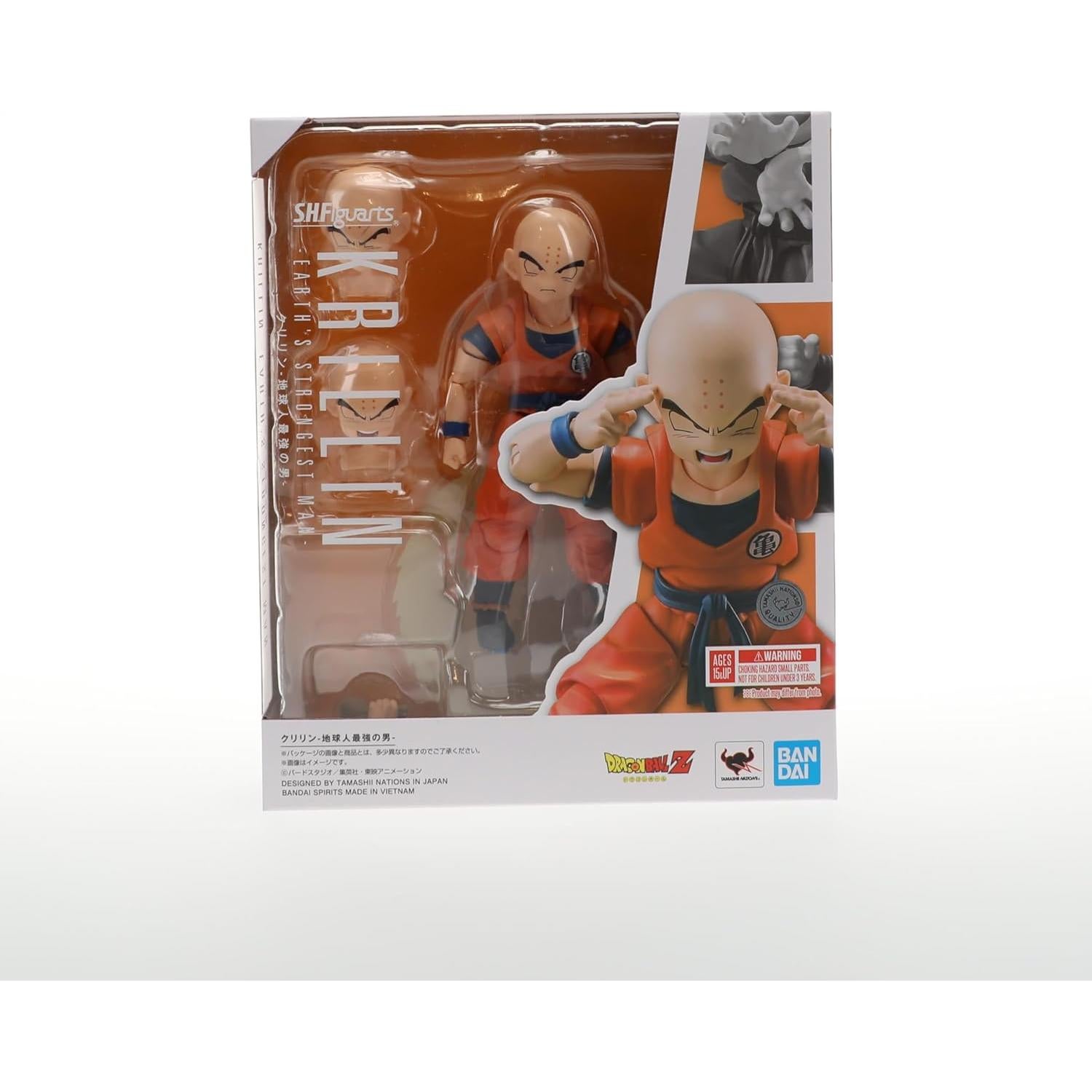 Figura de acción Krillin S.H.Figuarts Bandai 12.95 cm