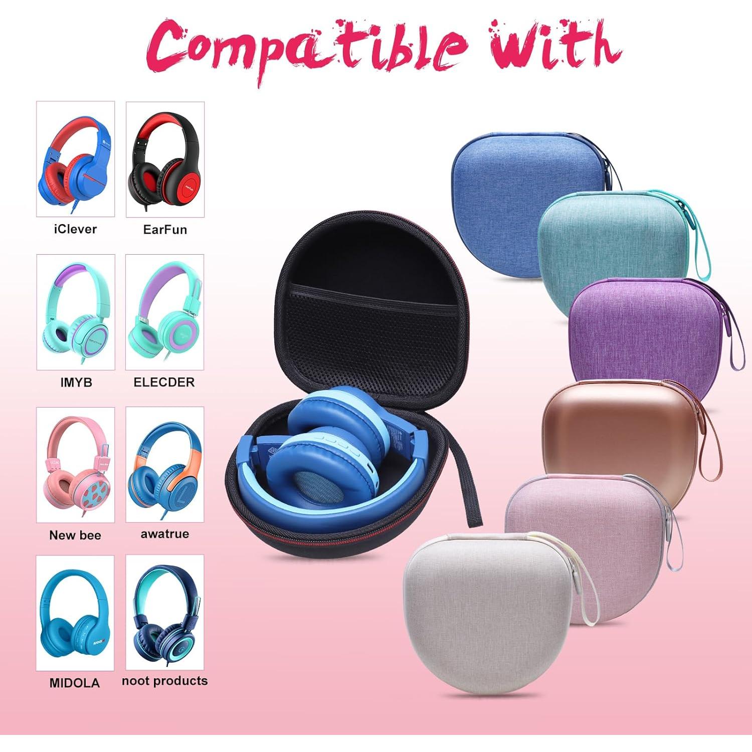 Funda Dura para Auriculares Niños L LTGEM CS1620 Negra
