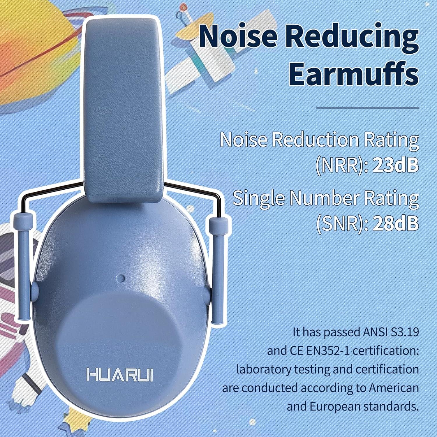 Auriculares para Niños HUARUI con Cancelación de Ruido 28dB