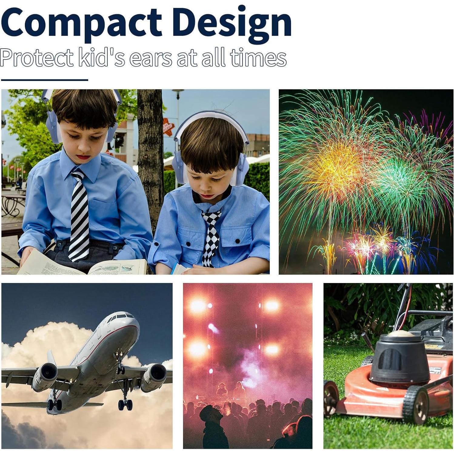 Auriculares para Niños HUARUI con Cancelación de Ruido 28dB