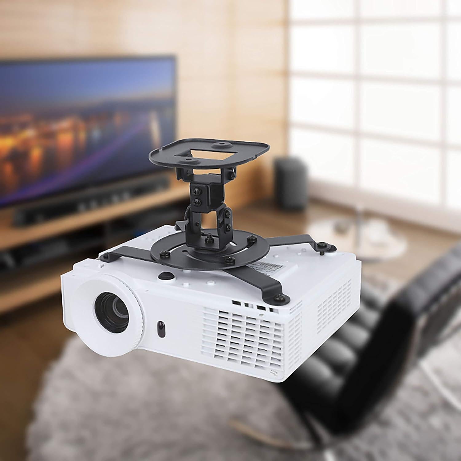 Soporte de Techo DYNAVISTA para Proyector Ajustable Negro