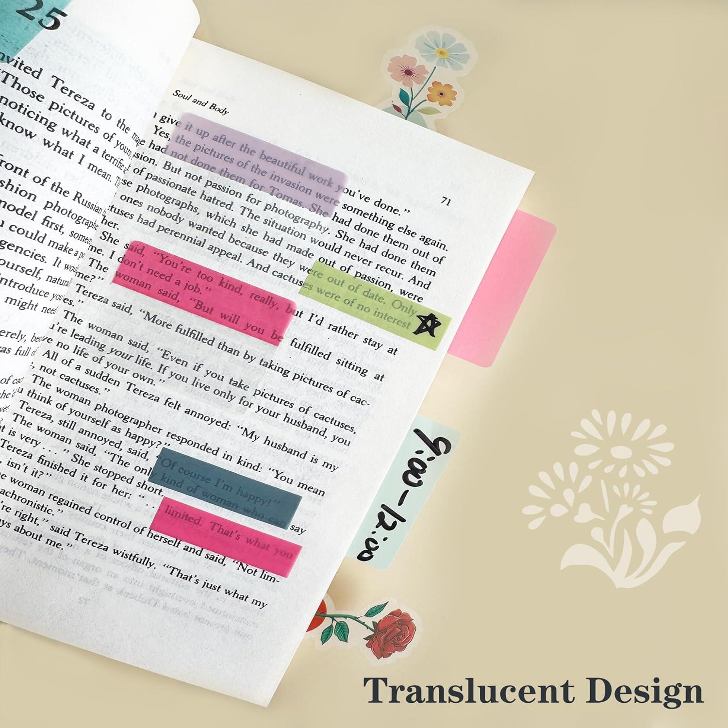 Pestañas Adhesivas ELII 300 Pcs 5.08x4.19 cm Colores Neón