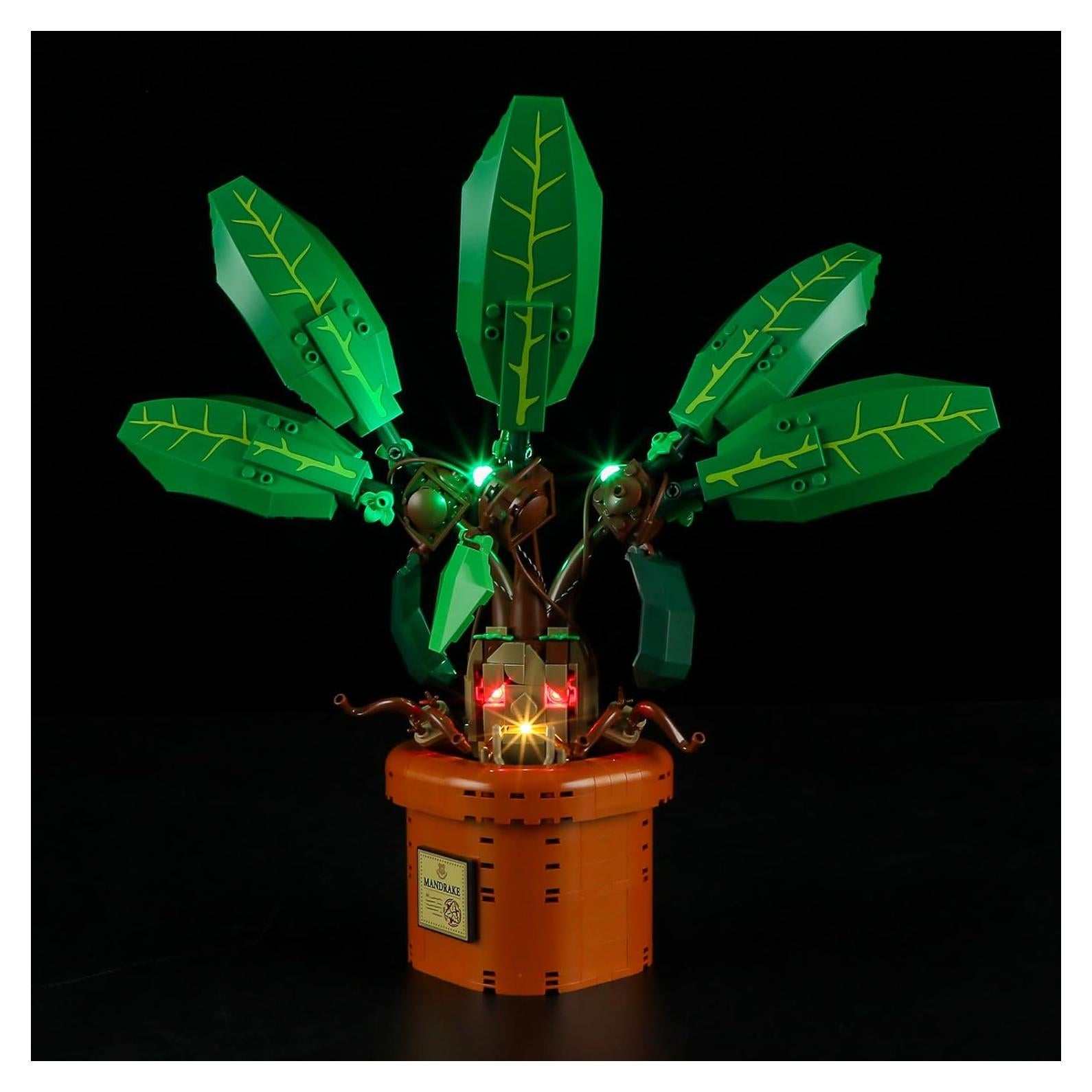 Kit de Luz LED BRIKSMAX para Lego 76433 Planta Mandrágora