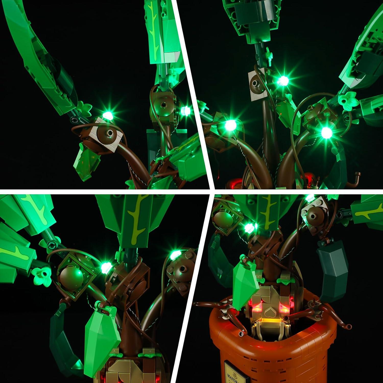 Kit de Luz LED BRIKSMAX para Lego 76433 Planta Mandrágora