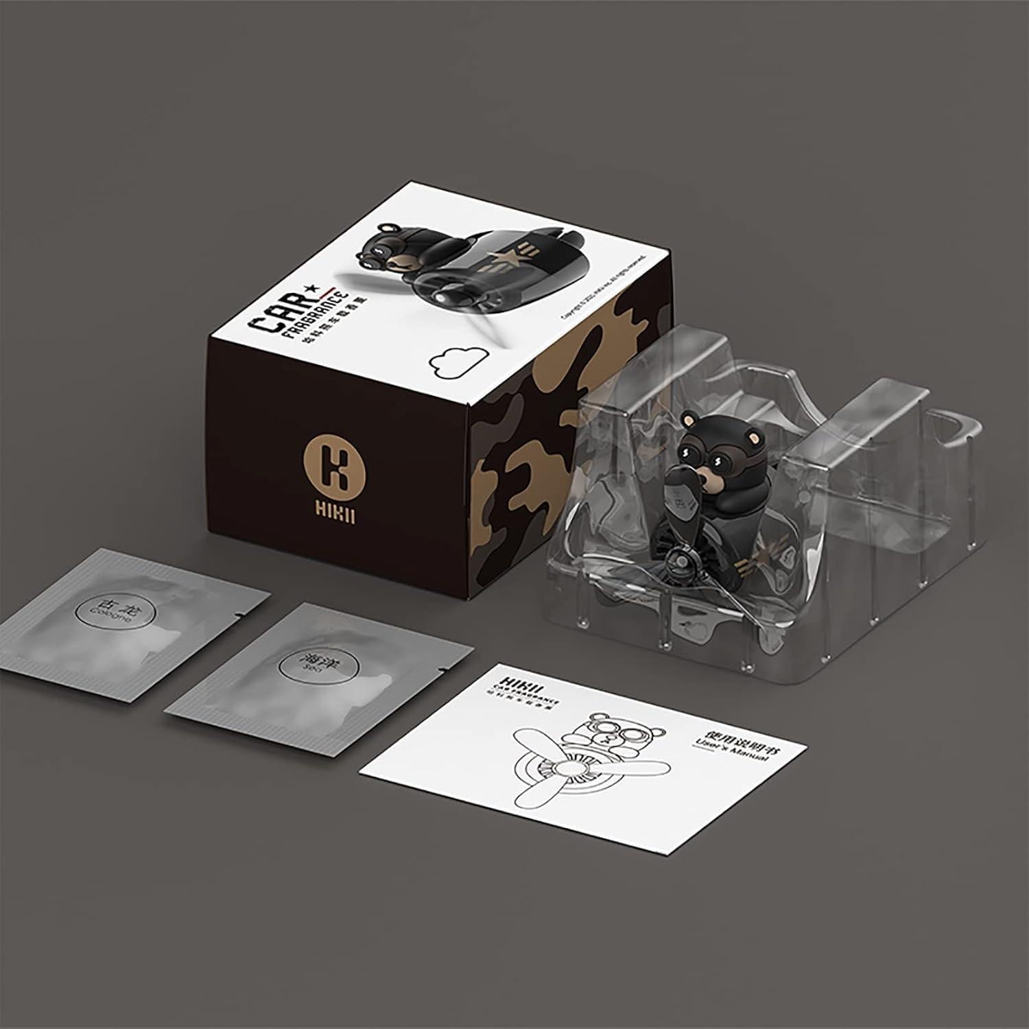 Ambientador de Aire Cacacece Oso Piloto para Automóviles